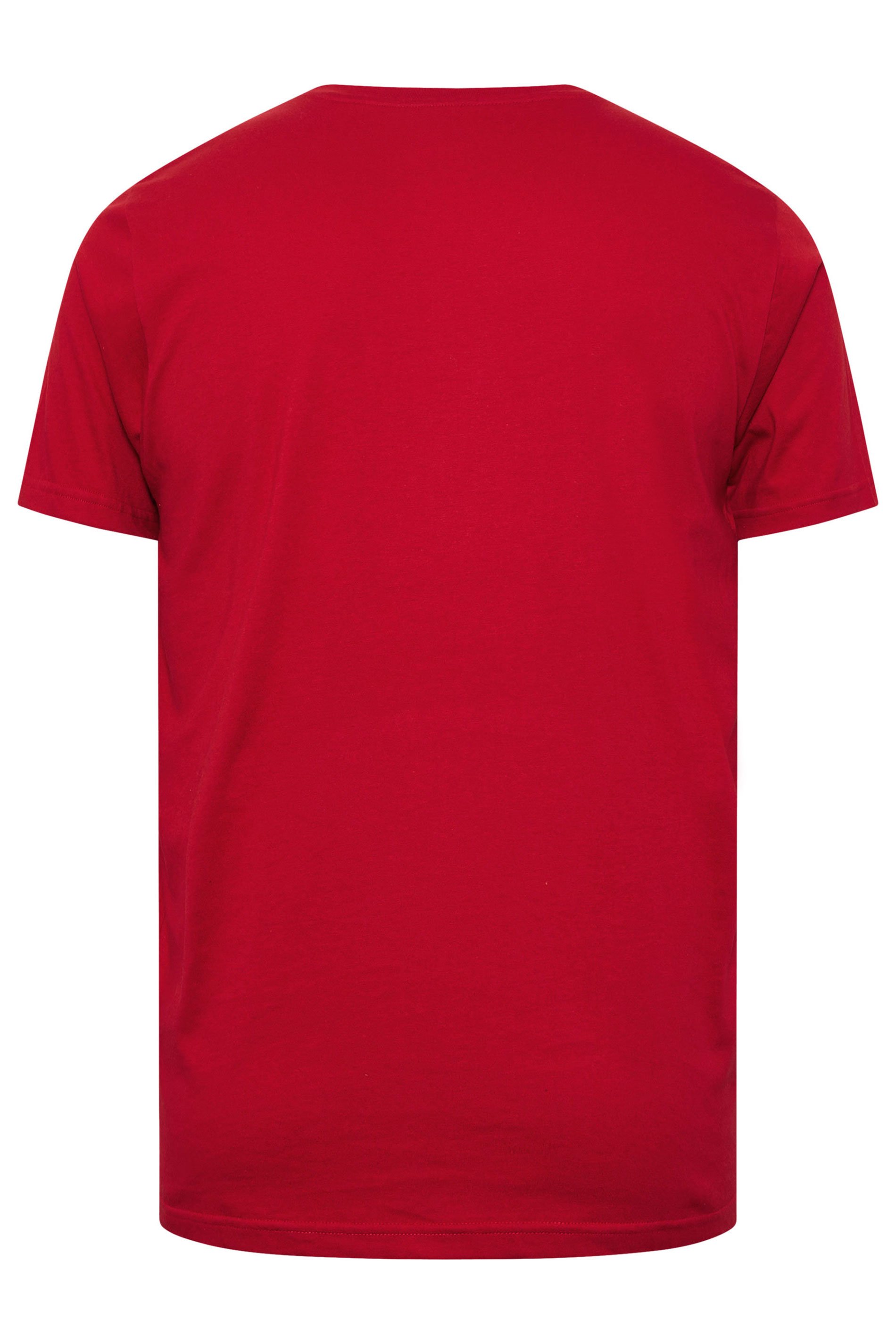 BadRhino Big & Tall Red Jeep Graphic Print T-Shirt | BadRhino 4