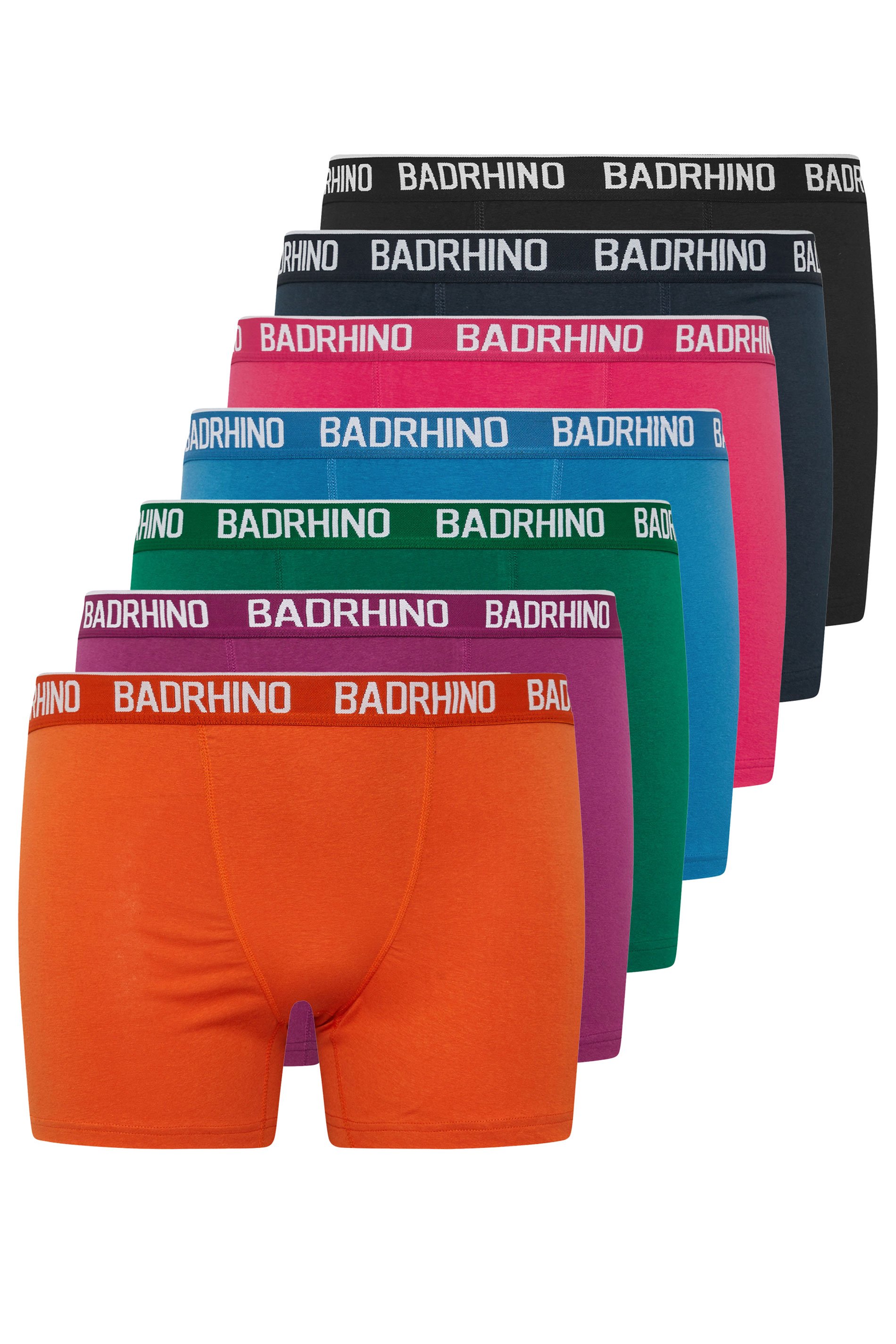 BadRhino 7 PACK Orange & Black Boxers | BadRhino 4