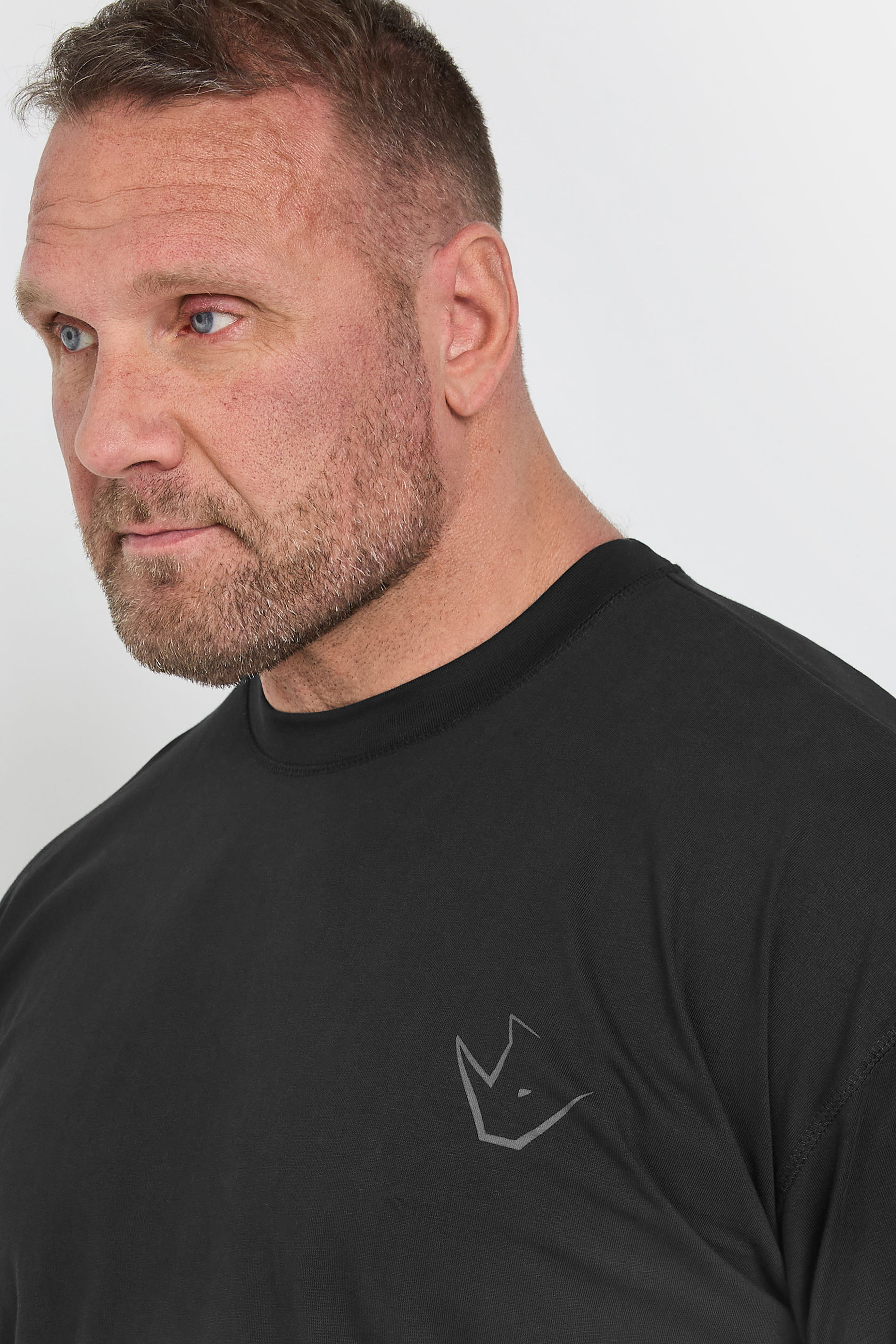 IronRhino Big & Tall Black Long Sleeve T-Shirt | BadRhino 4