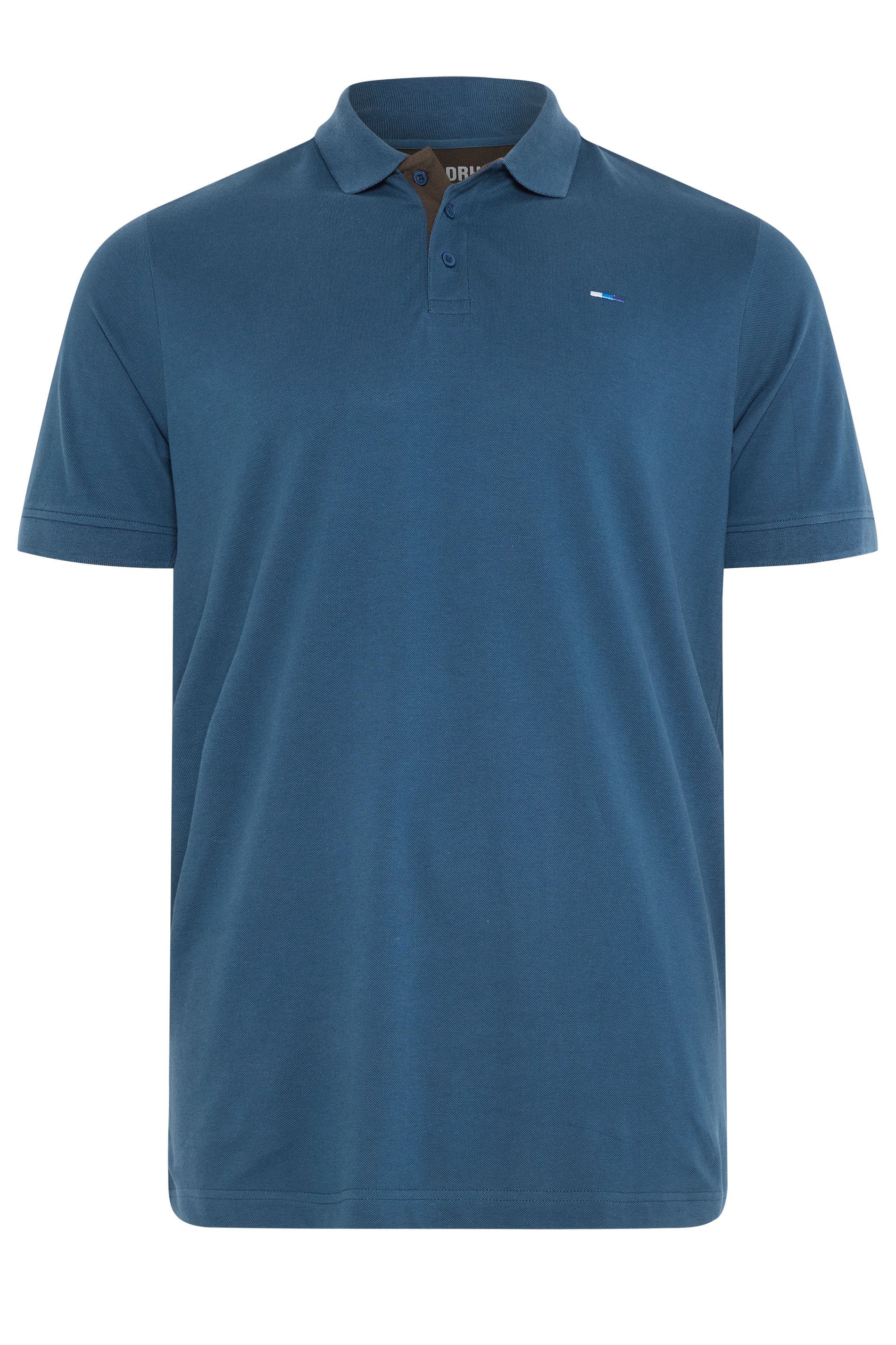 BadRhino Big & Tall Teal Blue Short Sleeve Polo Shirt | BadRhino 5