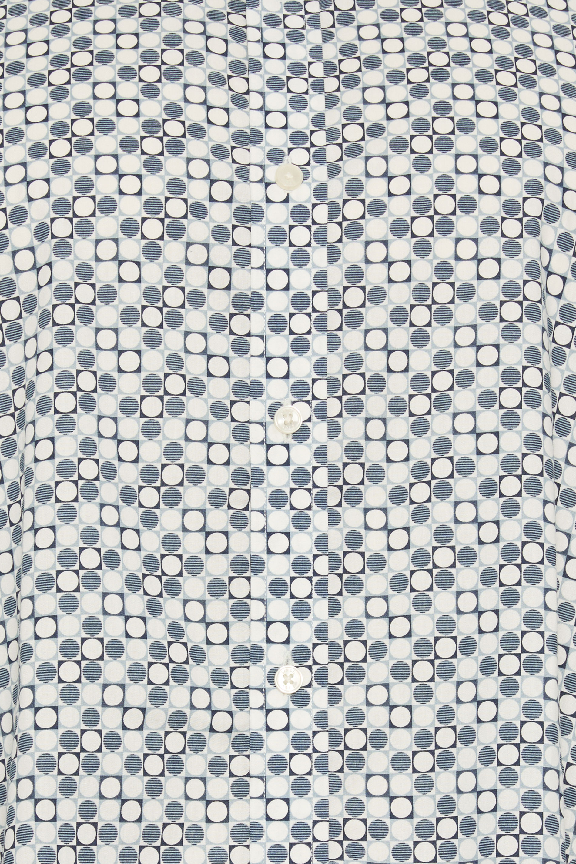 BEN SHERMAN Big & Tall Light Blue Geometric Print Shirt | BadRhino 5
