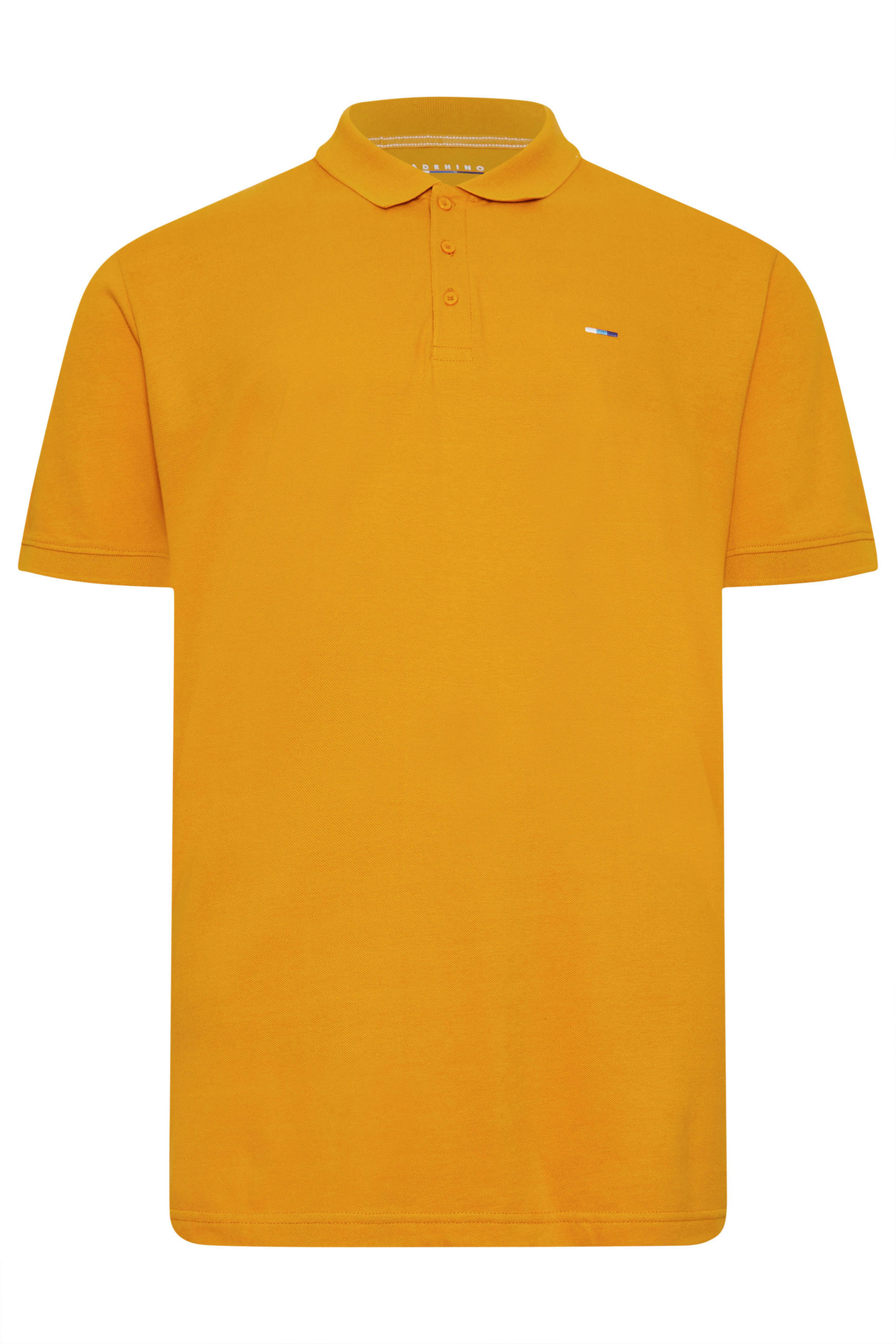 BadRhino Big & Tall 5 PACK Pumpkin Orange & Blue Extra Long Polo Shirts | BadRhino 7