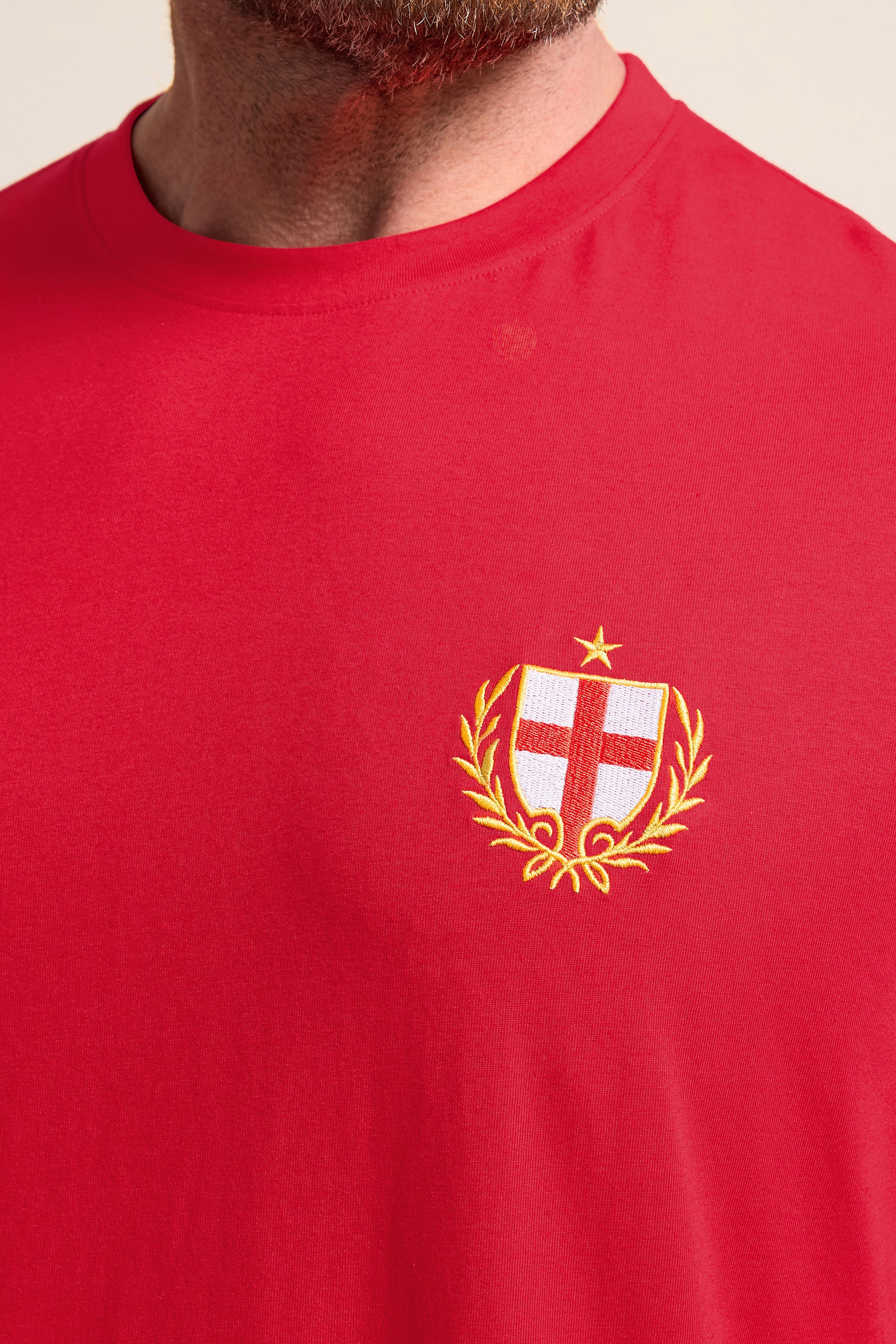 BadRhino Big & Tall Red England Crest T-Shirt | BadRhino 6