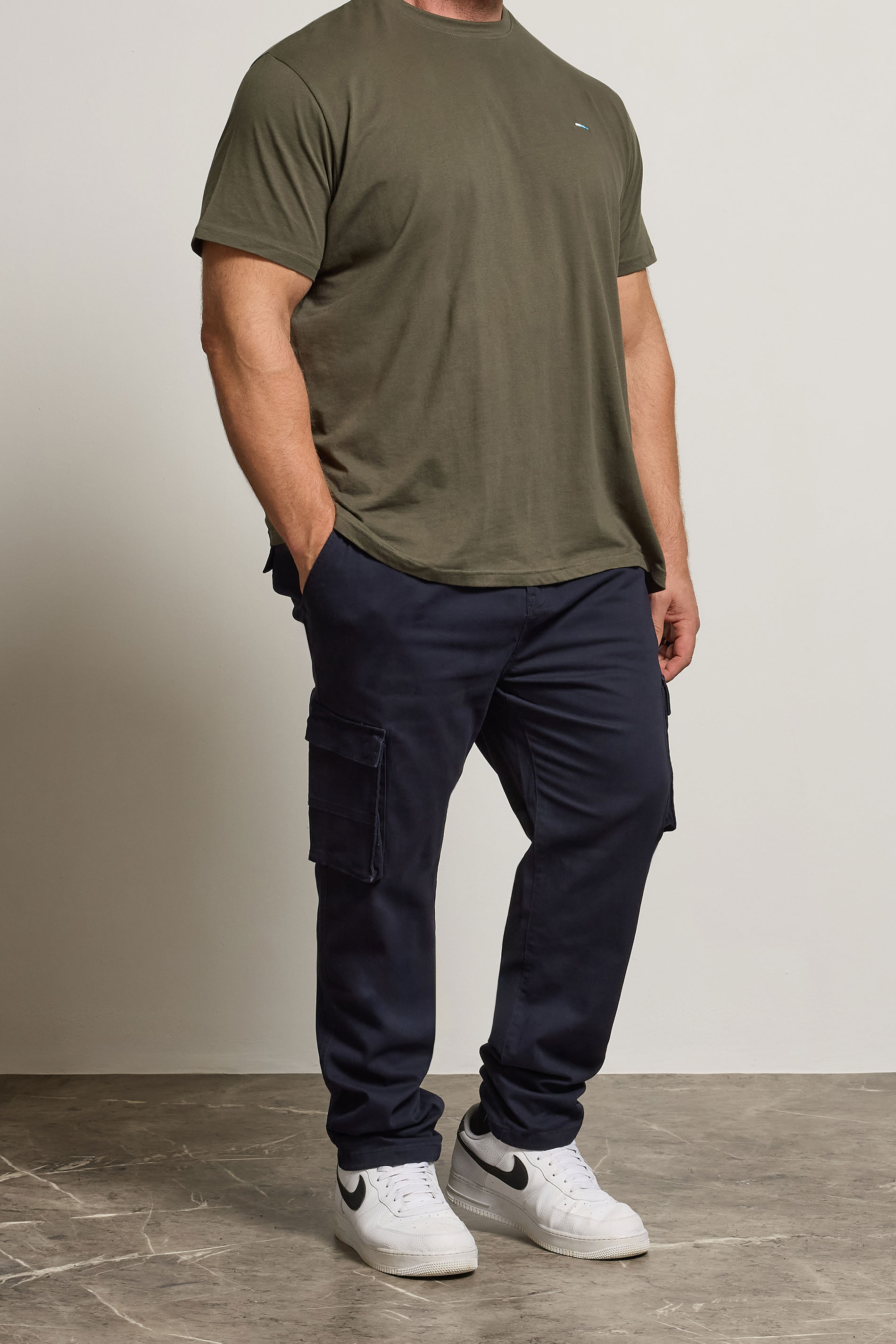 BadRhino Navy Blue Stretch Cargo Trousers | BadRhino 1