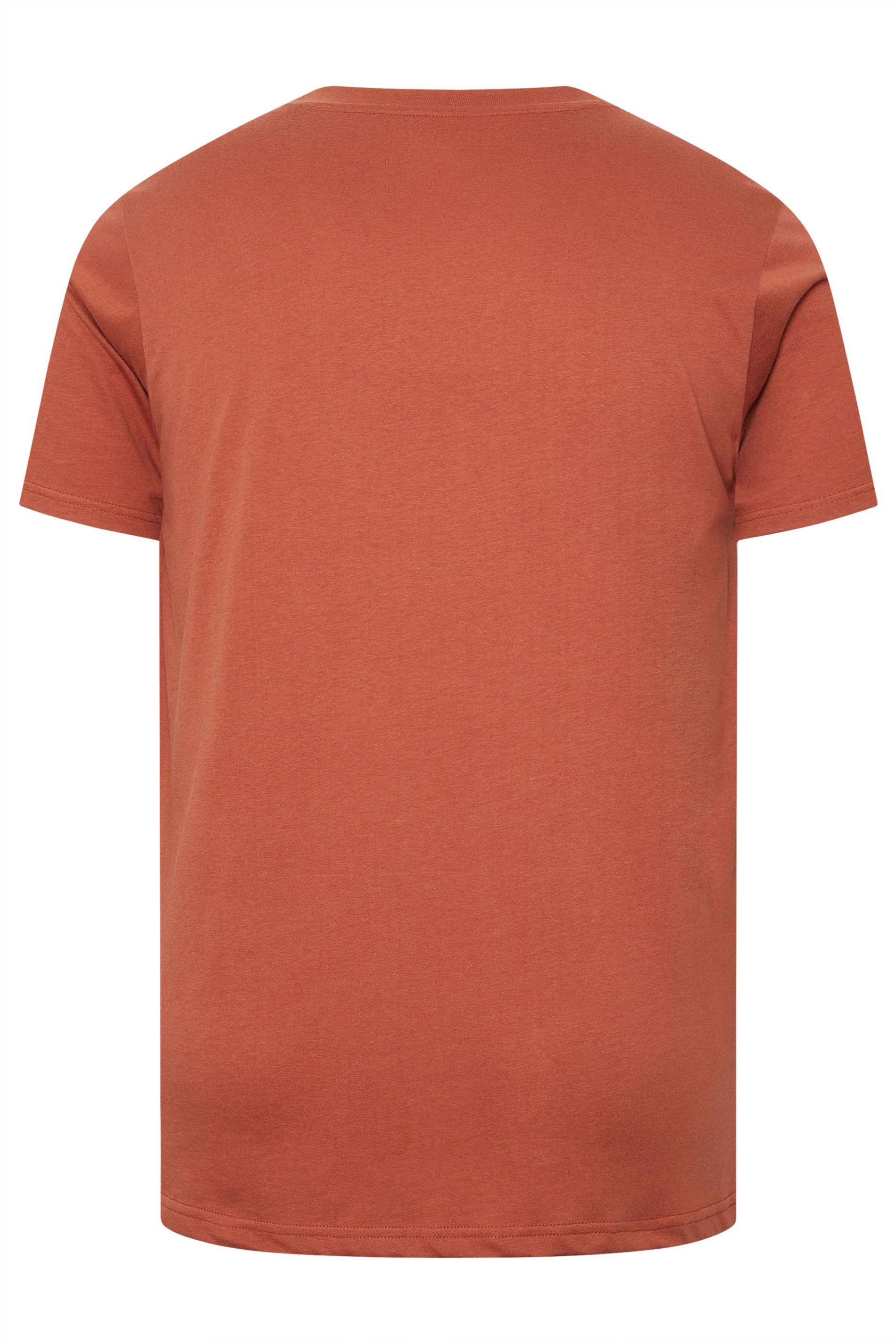 BadRhino Big & Tall Clay Orange Extra Long Core T-Shirt | BadRhino 2