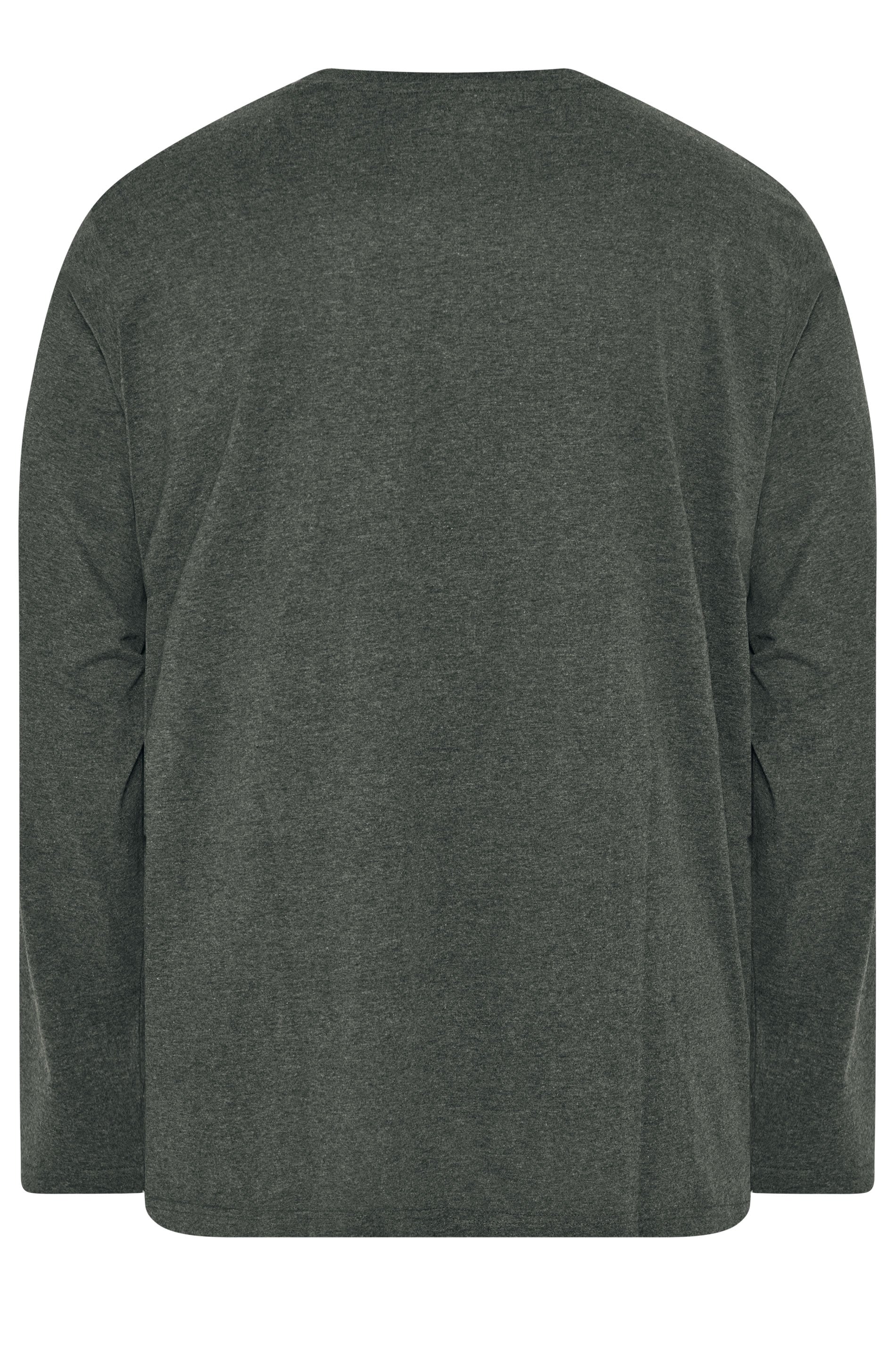 BadRhino Big & Tall Charcoal Grey Long Sleeve T-Shirt | BadRhino 6