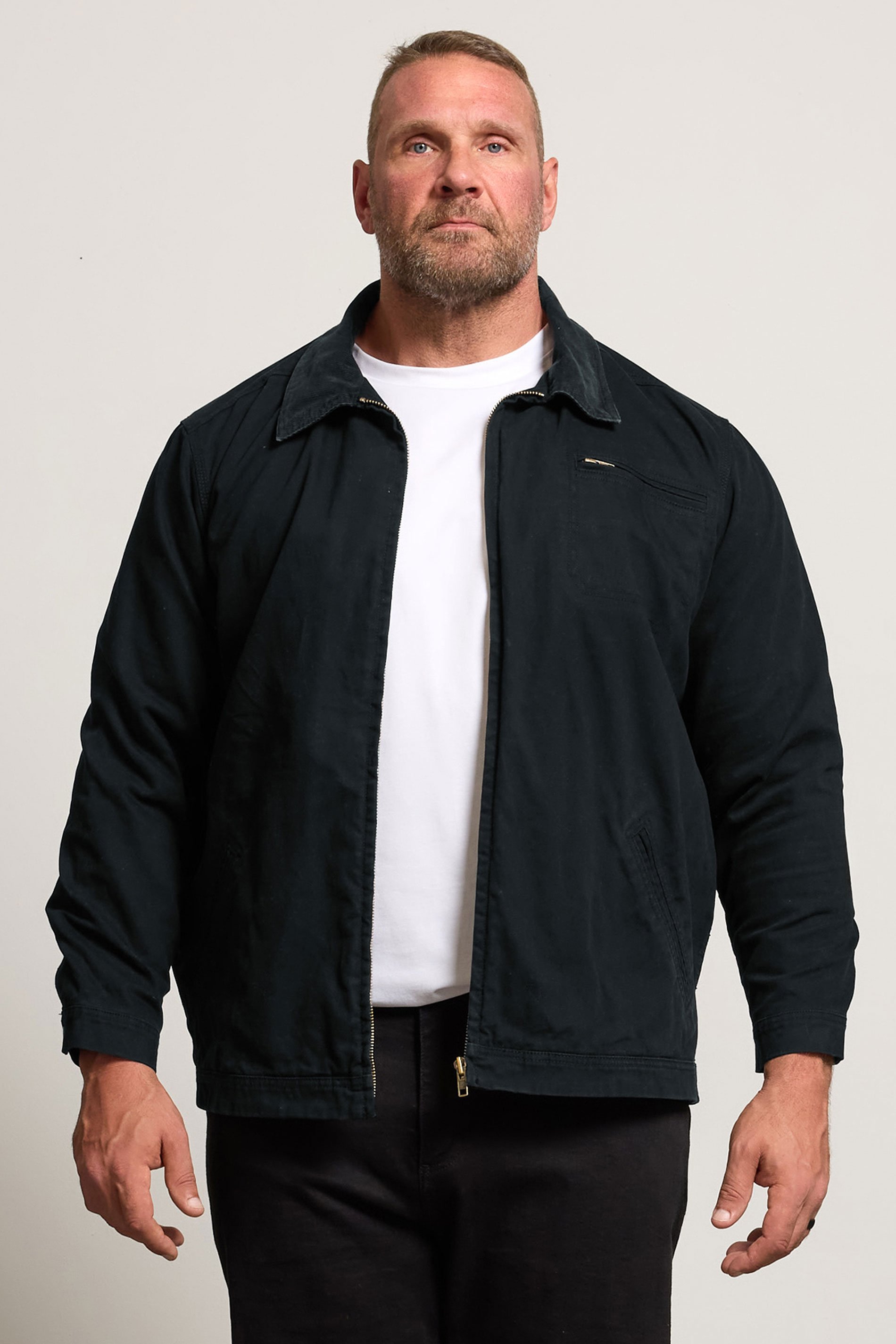BadRhino Big & Tall Black Canvas Worker Jacket | BadRhino 2