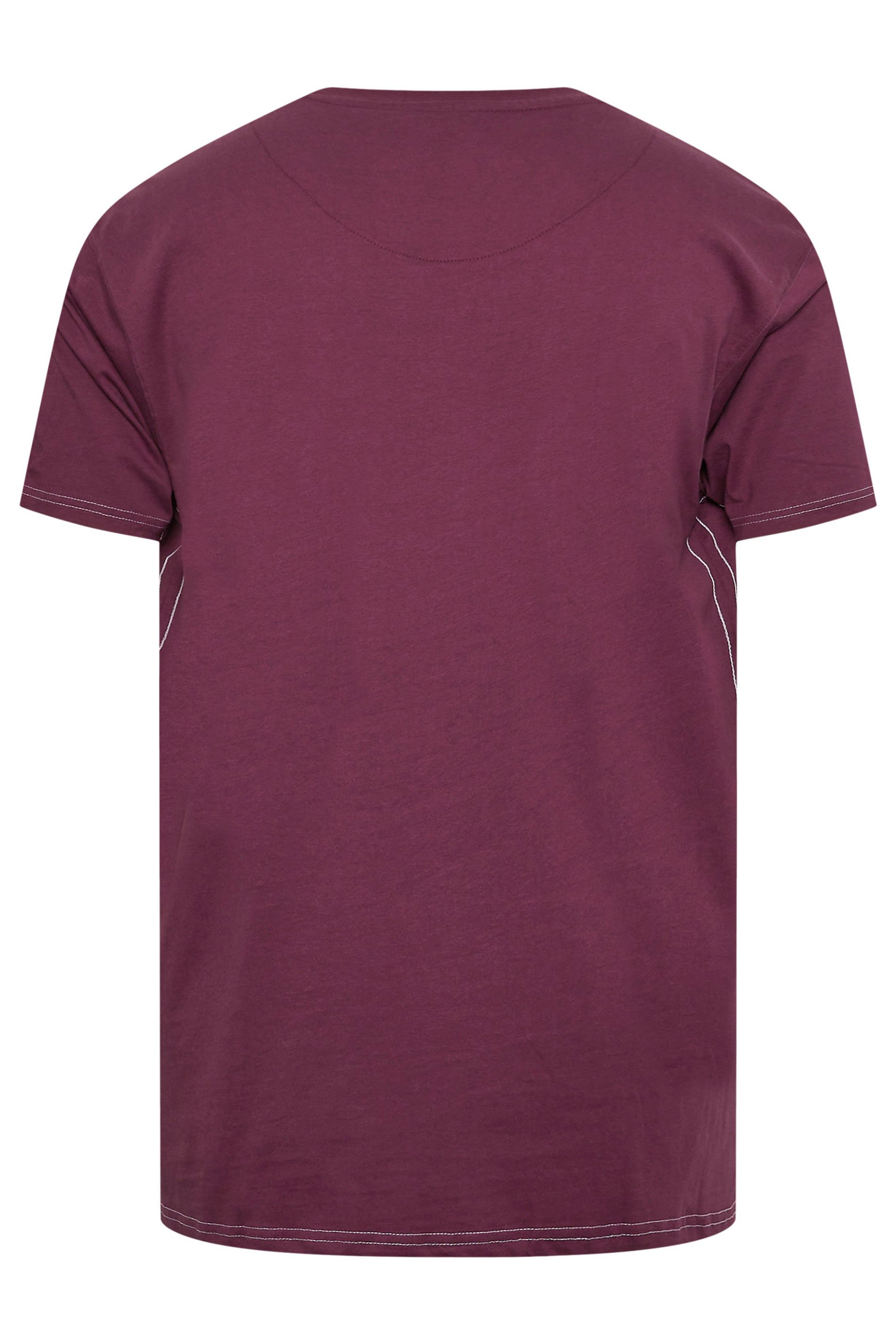 KAM Plum 'Real Pirates' Graphic Print T-Shirt | BadRhino 5