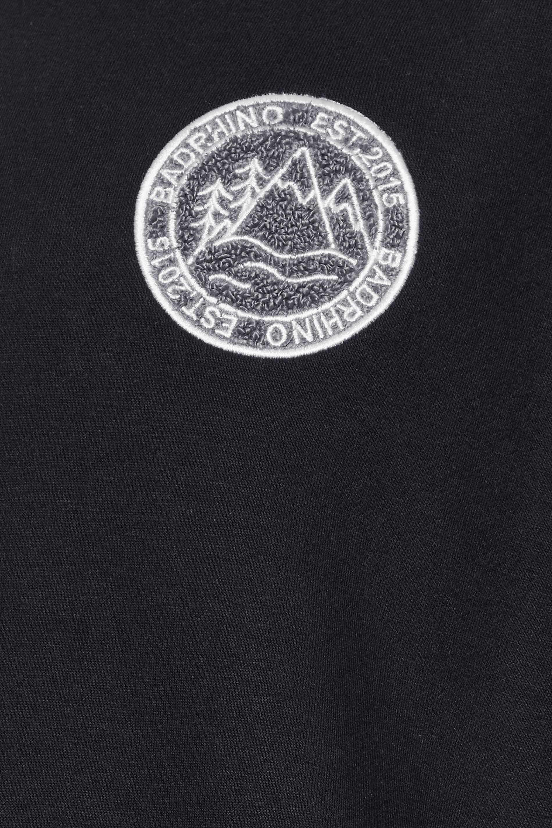 BadRhino Big & Tall Black Patch Logo Hoodie | BadRhino 3