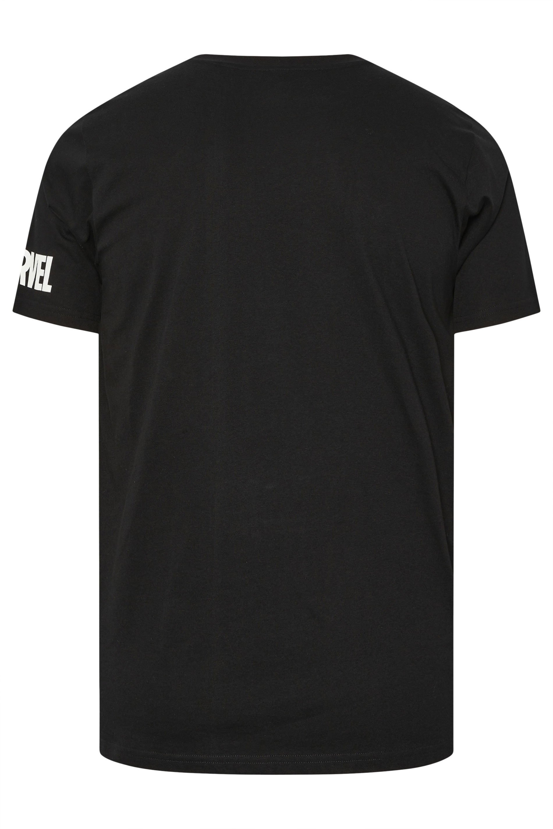 BadRhino Big & Tall Black Deadpool Graphic T-Shirt | BadRhino 8