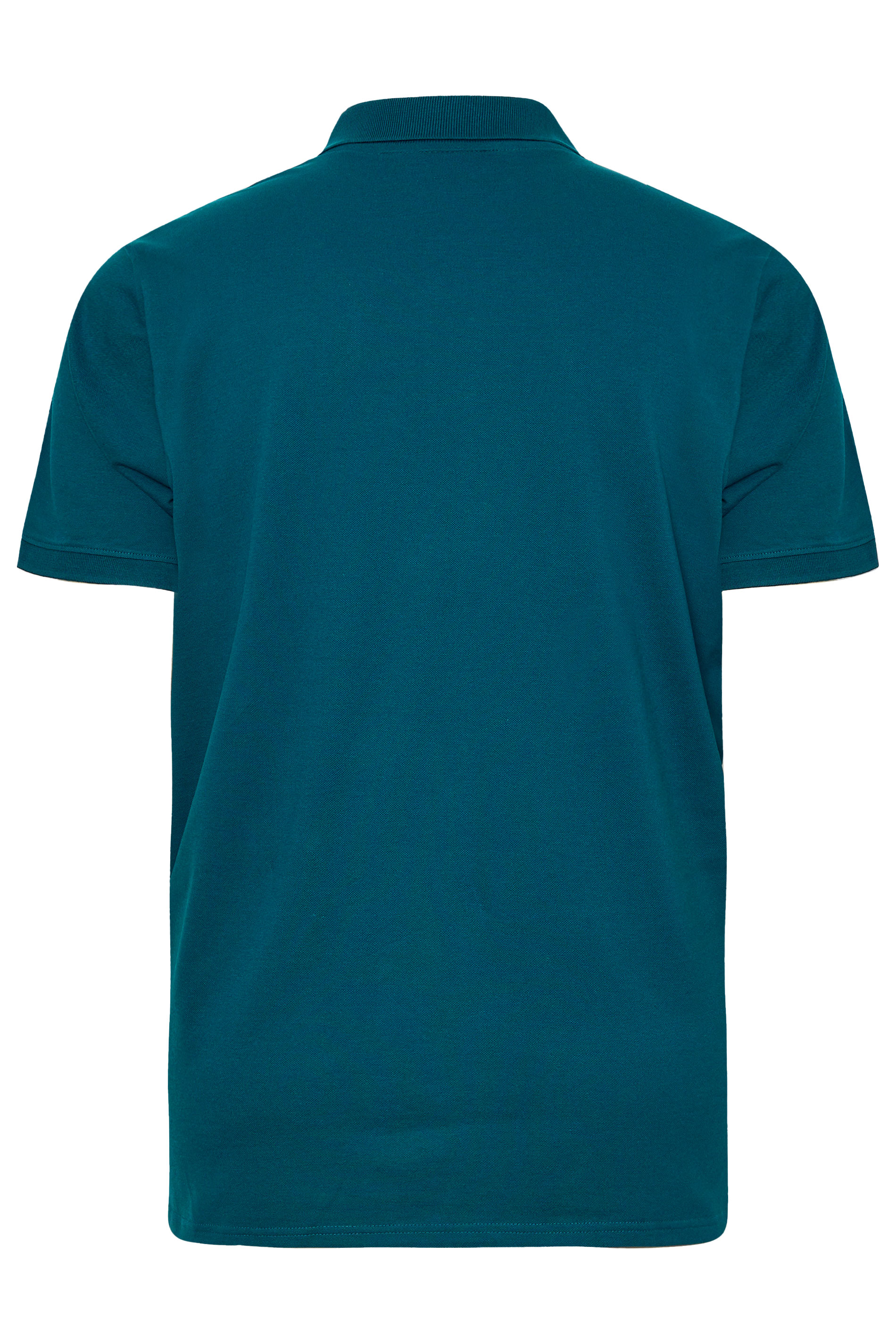 LYLE & SCOTT Teal Blue Logo Polo Shirt | BadRhino 4