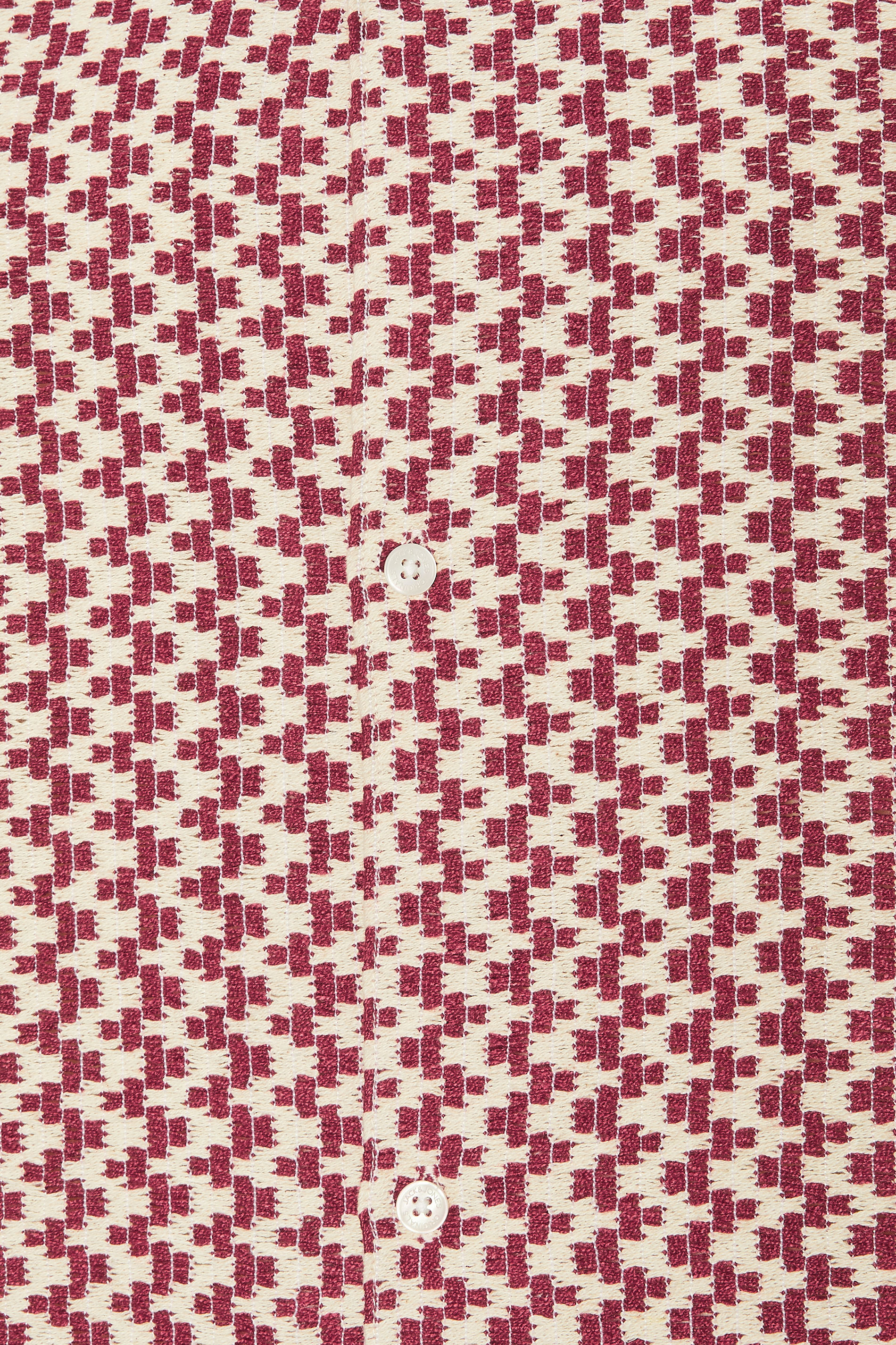 JACK & JONES Big & Tall Cabernet Red Crochet Shirt | BadRhino 5