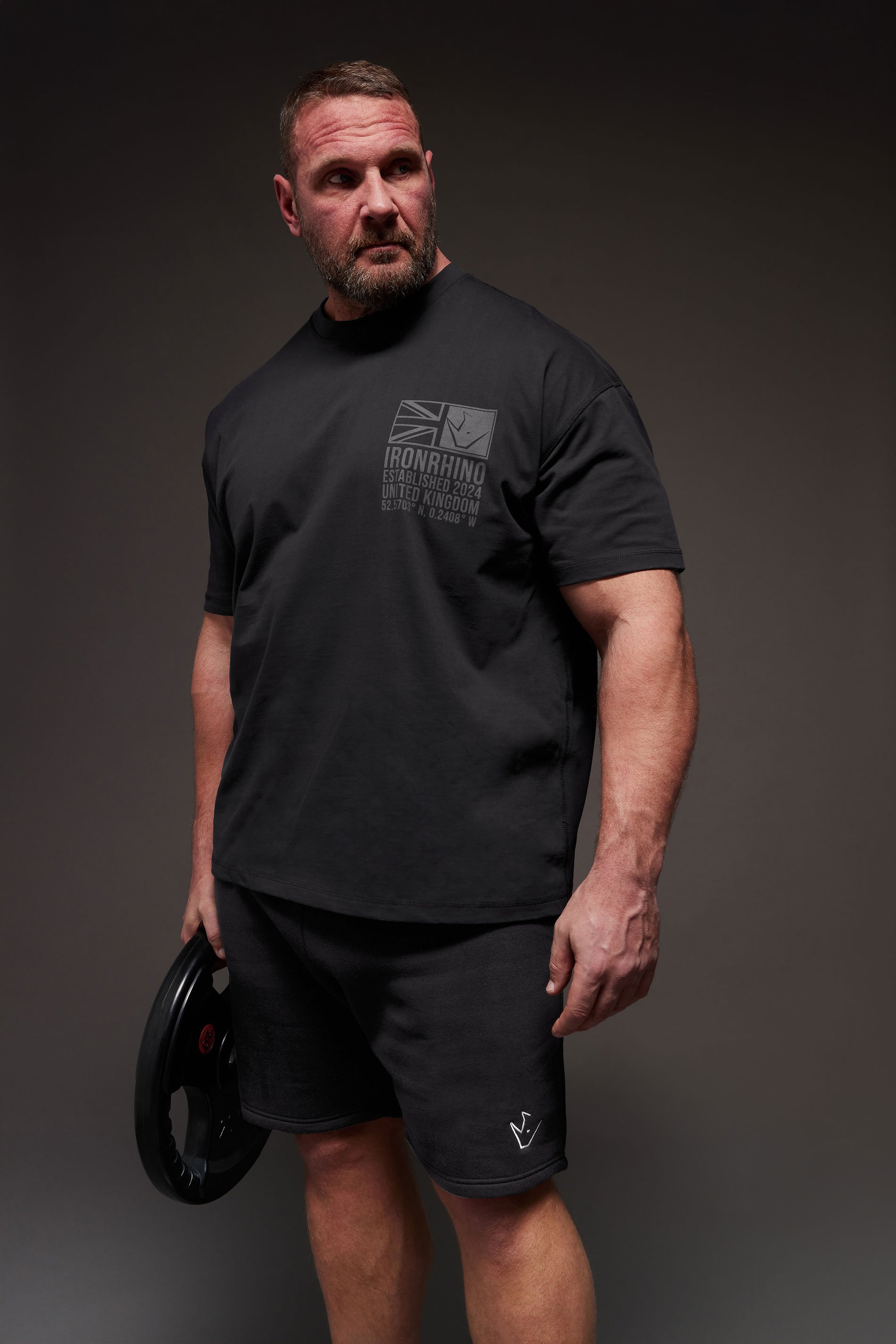 IronRhino Big & Tall Black 'Established 2024' T-Shirt | BadRhino 1