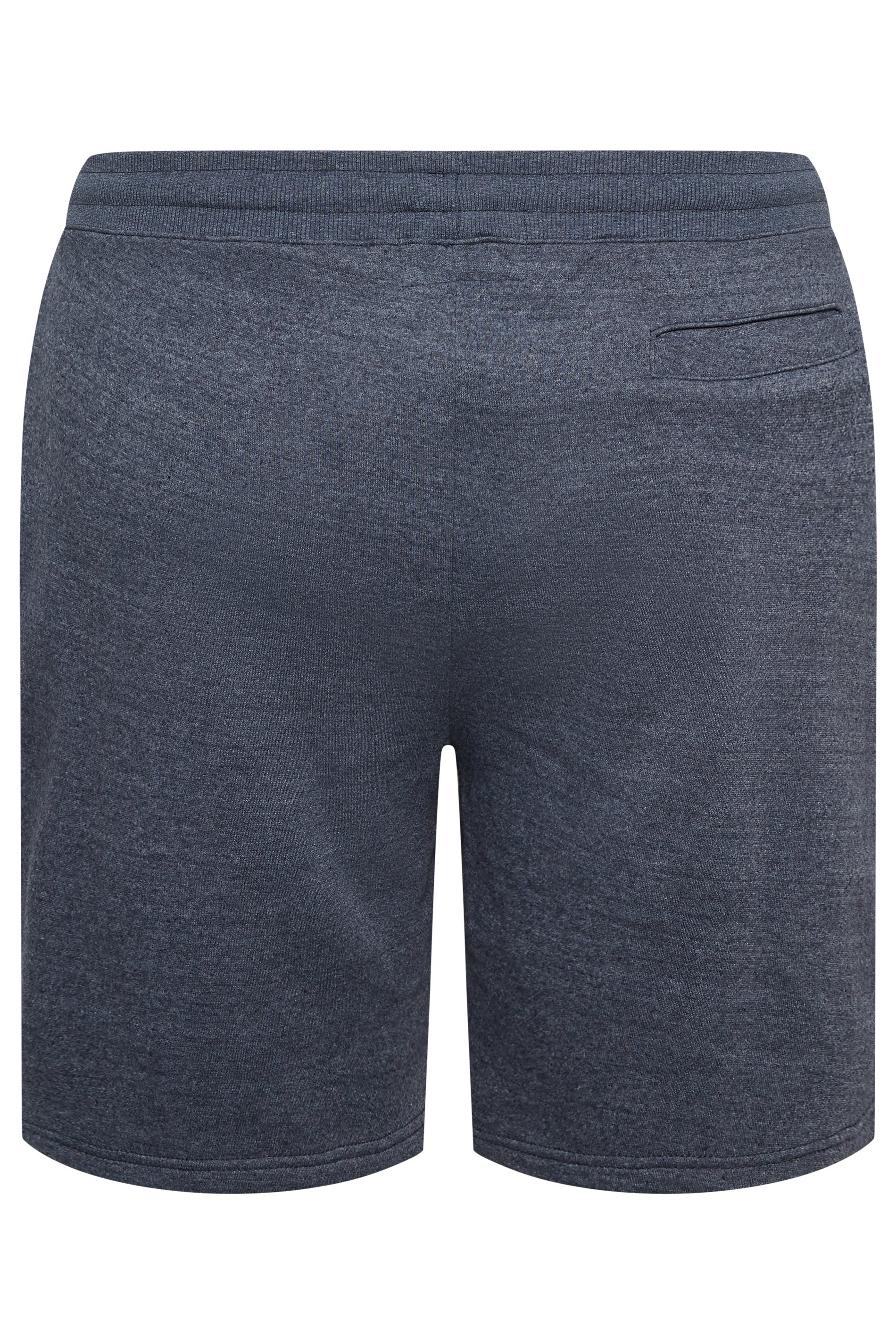 BadRhino Big & Tall Denim Blue Marl Authentic Jogger Shorts | BadRhino 6