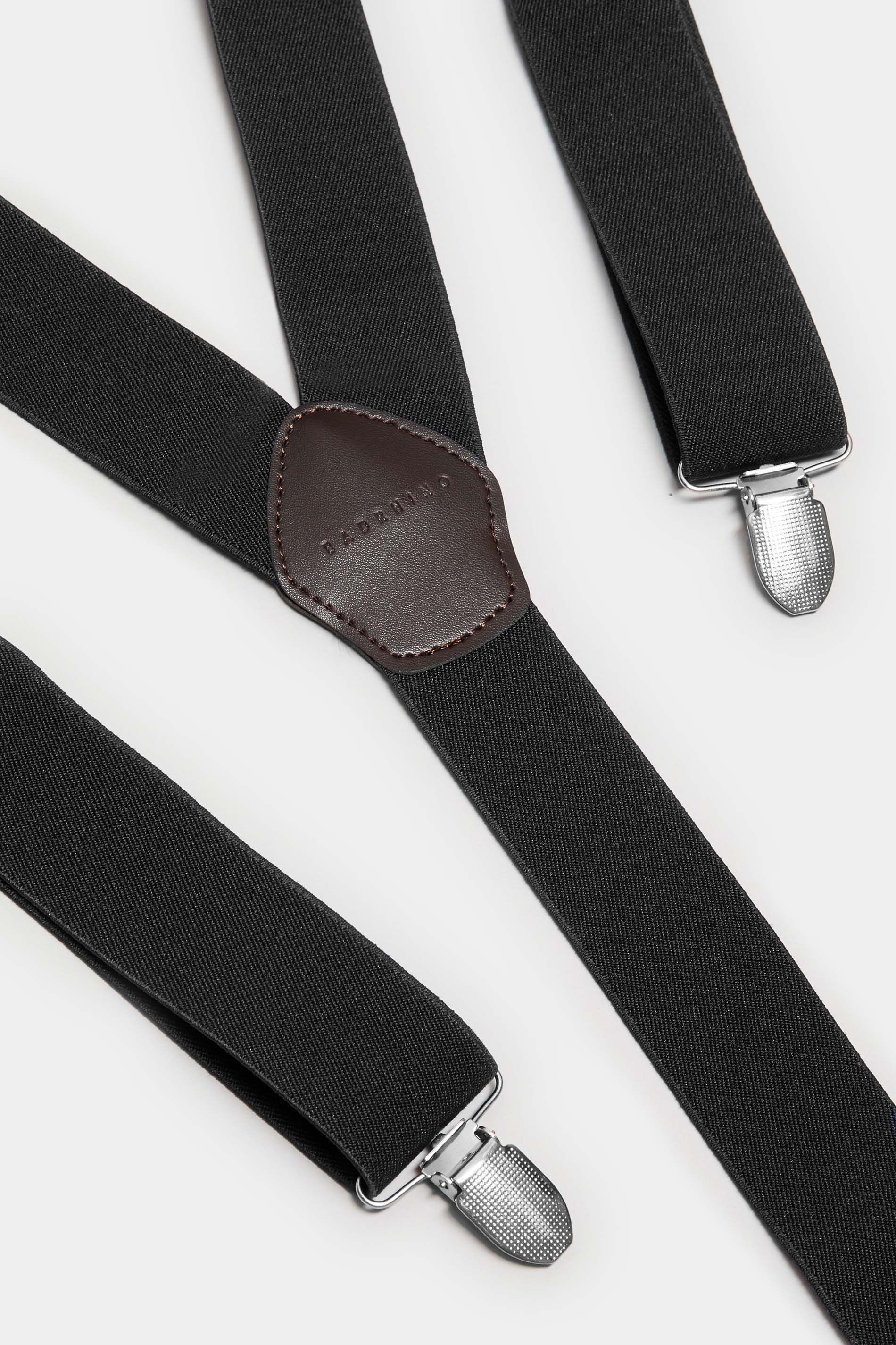 BadRhino Big & Tall Black Braces | BadRhino 4