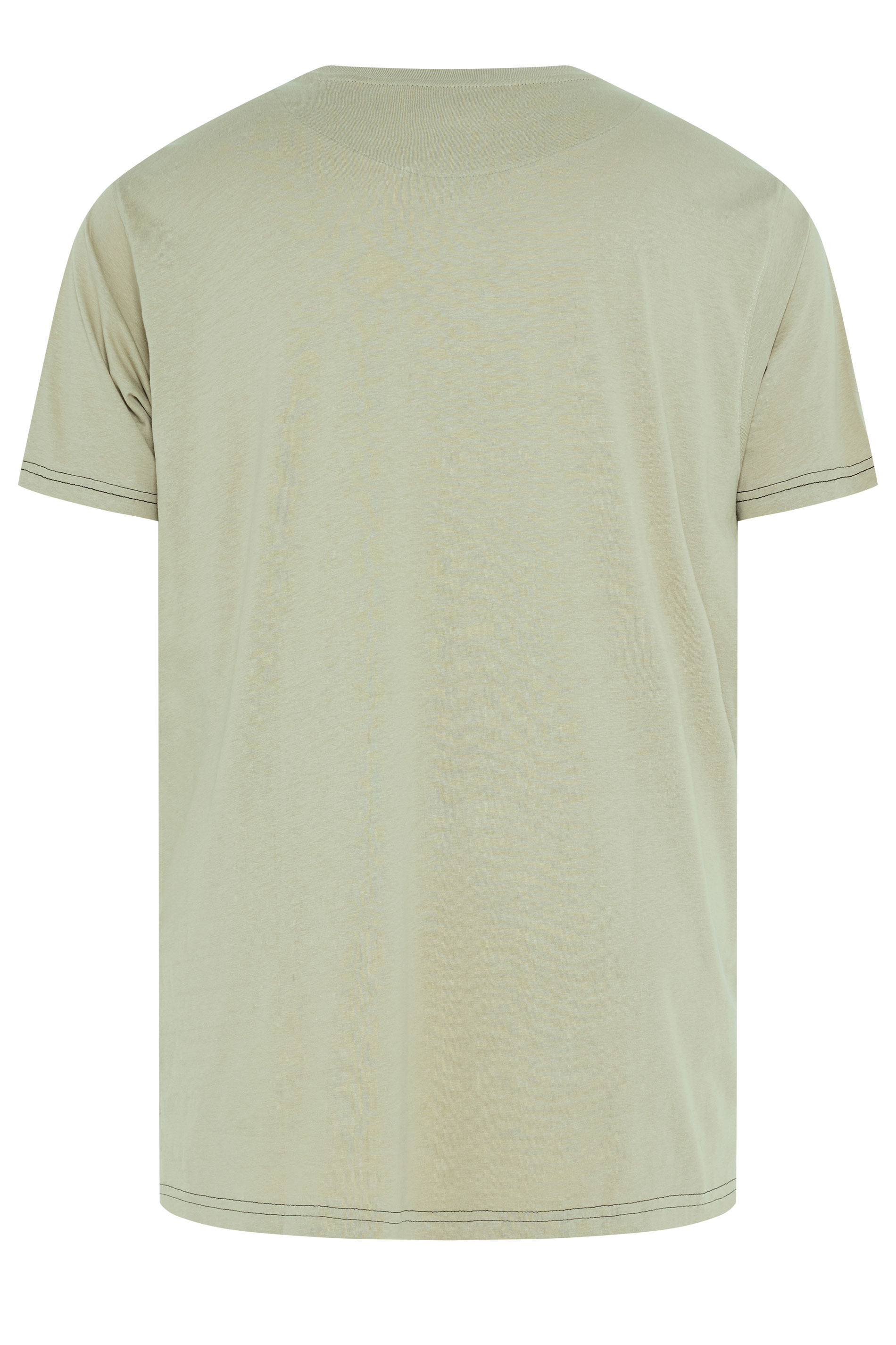 KAM Big & Tall Sage Green Bulldog Graphic T-Shirt | BadRhino 2