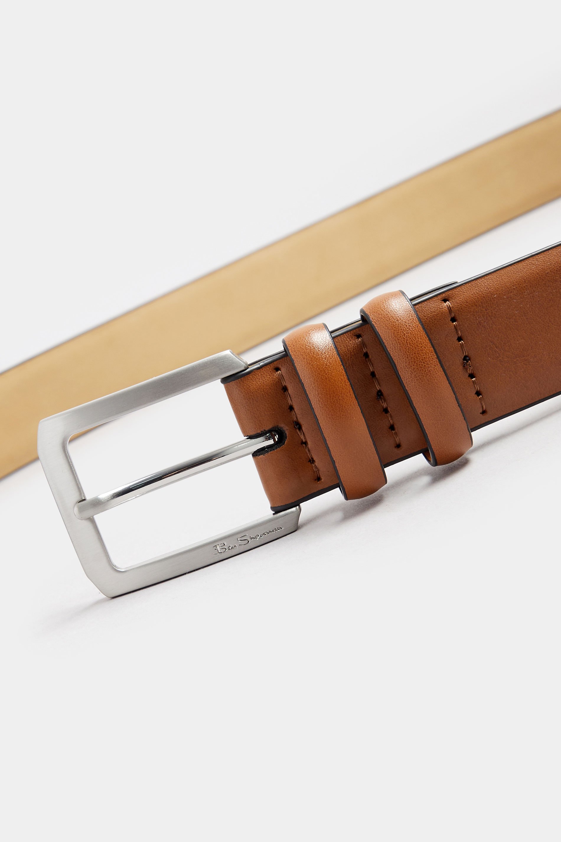 BEN SHERMAN Tan Elm Belt | BadRhino 3