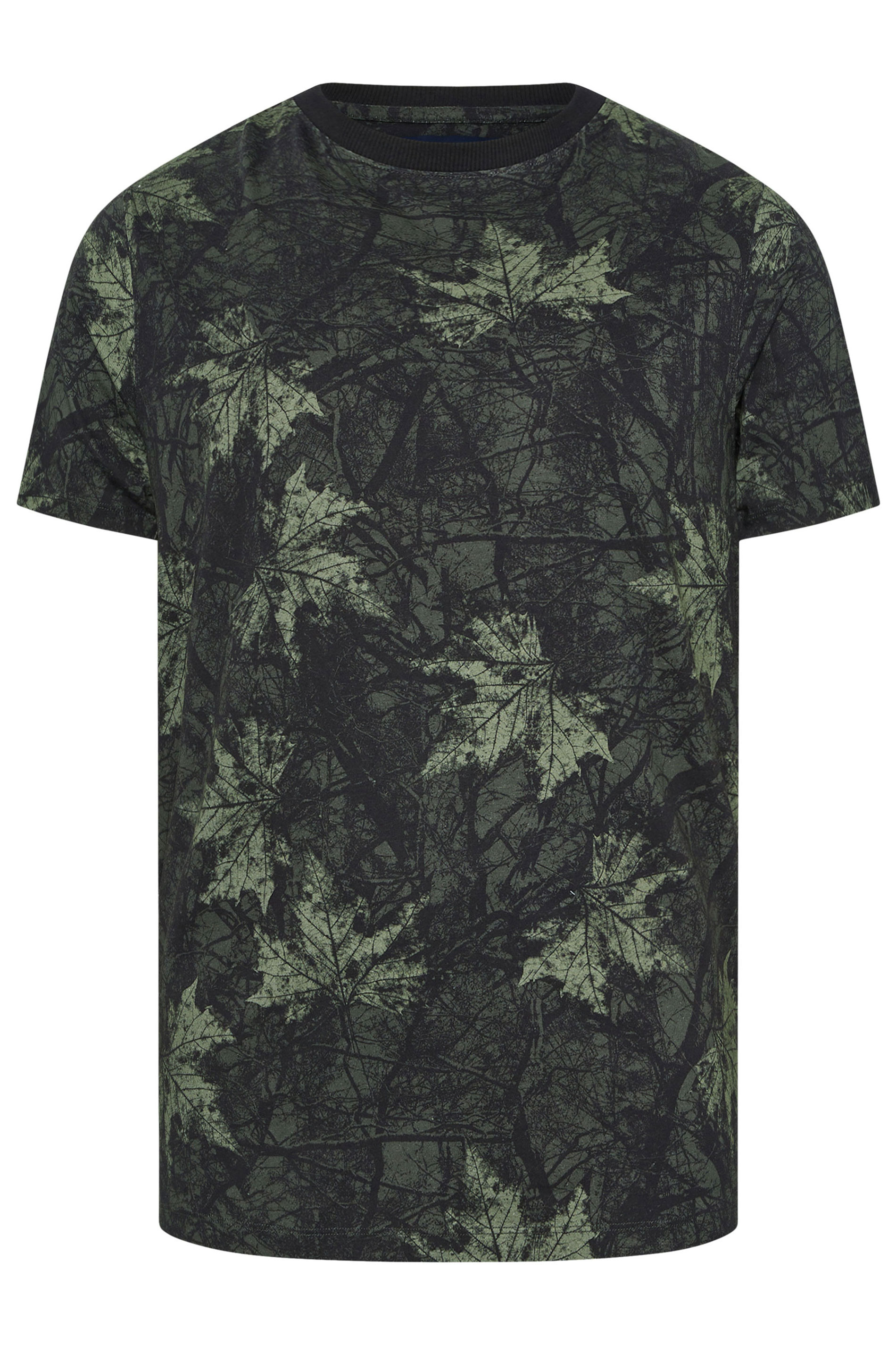 BadRhino Big & Tall Green Leaf Camouflage T-Shirt | BadRhino 6