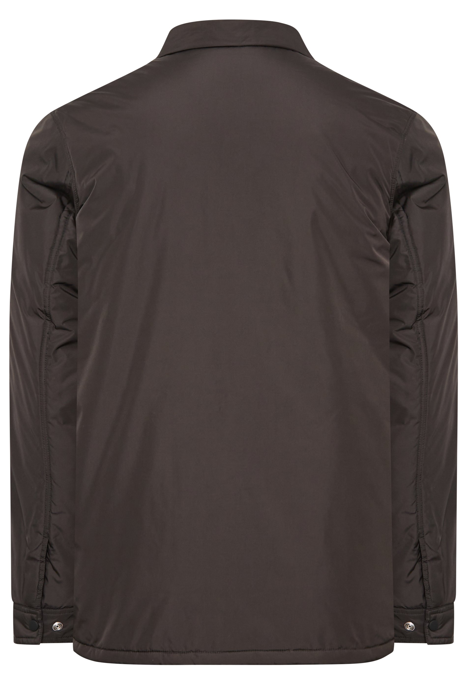 BadRhino Plus Size Mens Big & Tall Black Button Up Jacket | BadRhino  5