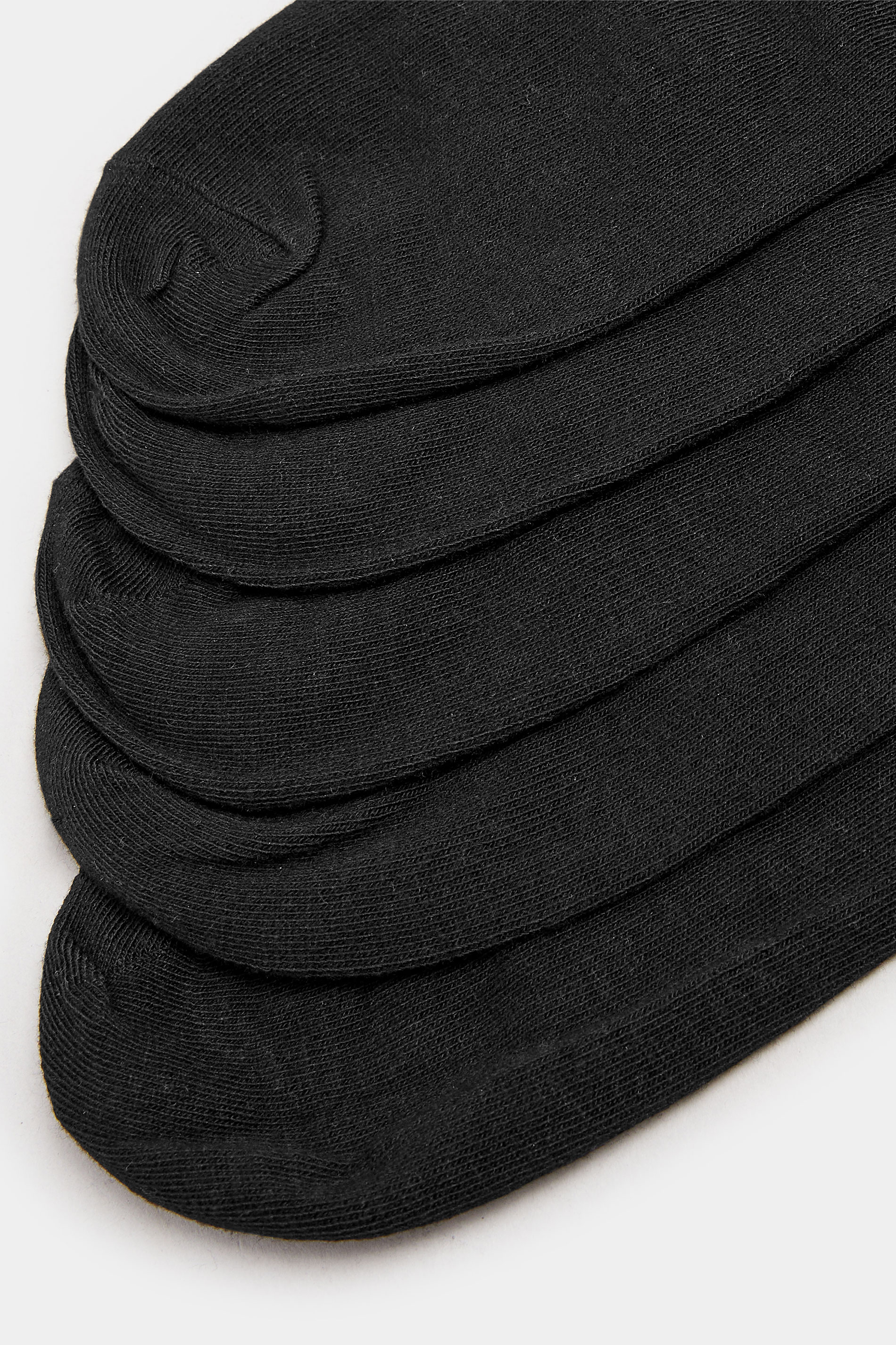 JACK & JONES 5 Pack Black Short Trainer Socks | BadRhino 5