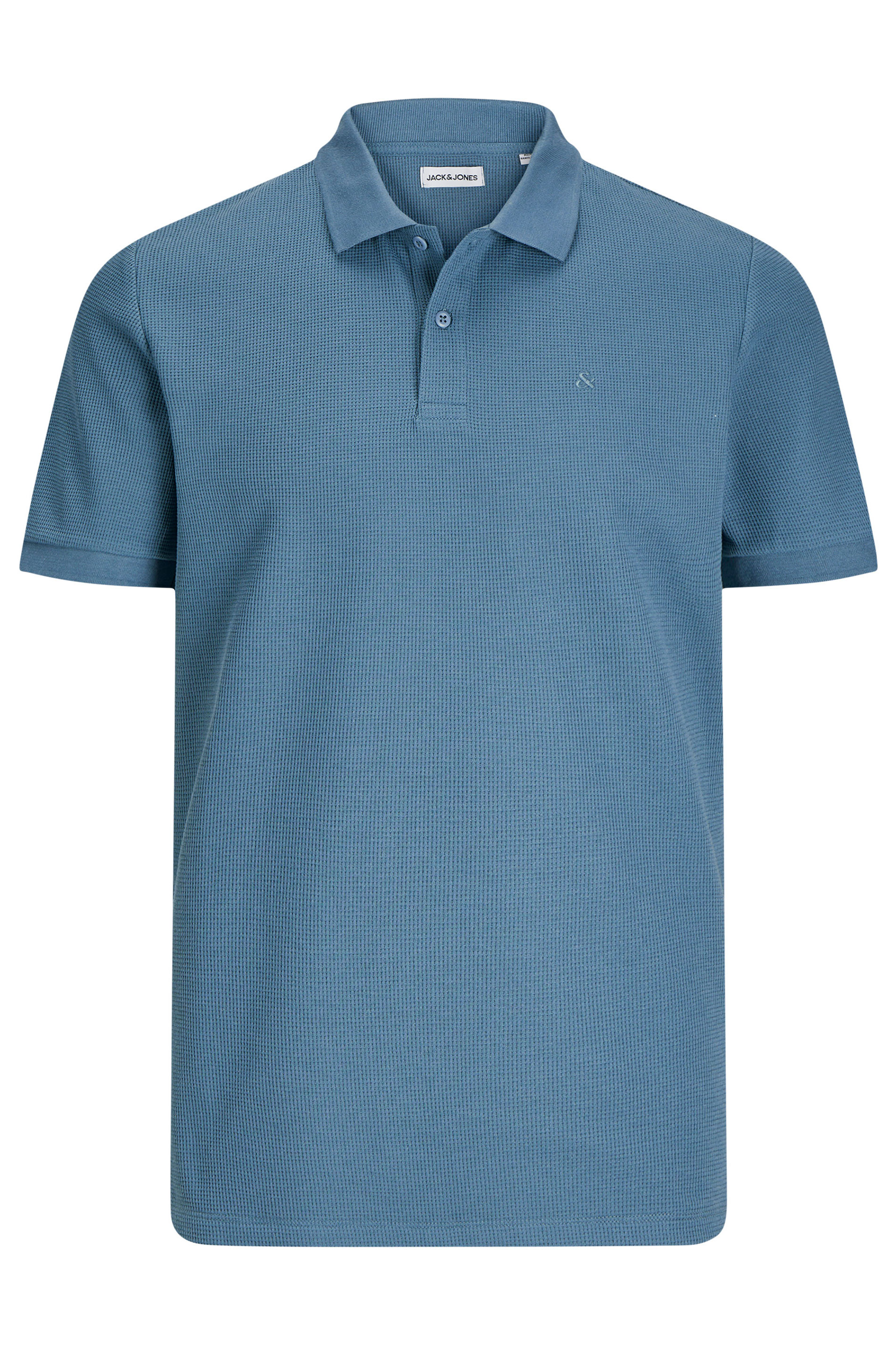 JACK & JONES Big & Tall Blue Austin Polo Shirt | BadRhino 2