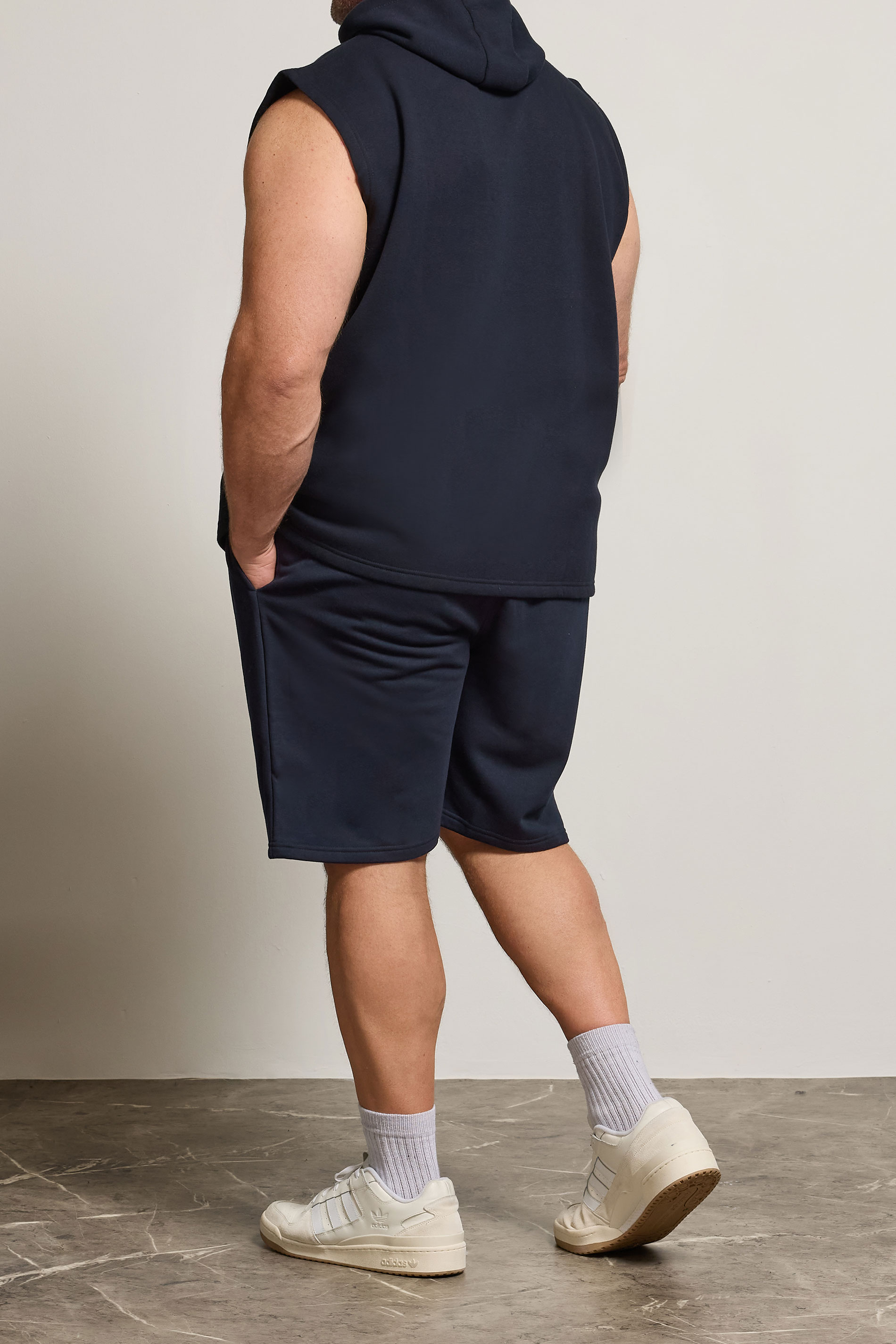 BadRhino Navy Blue Essential Jogger Shorts | BadRhino 3