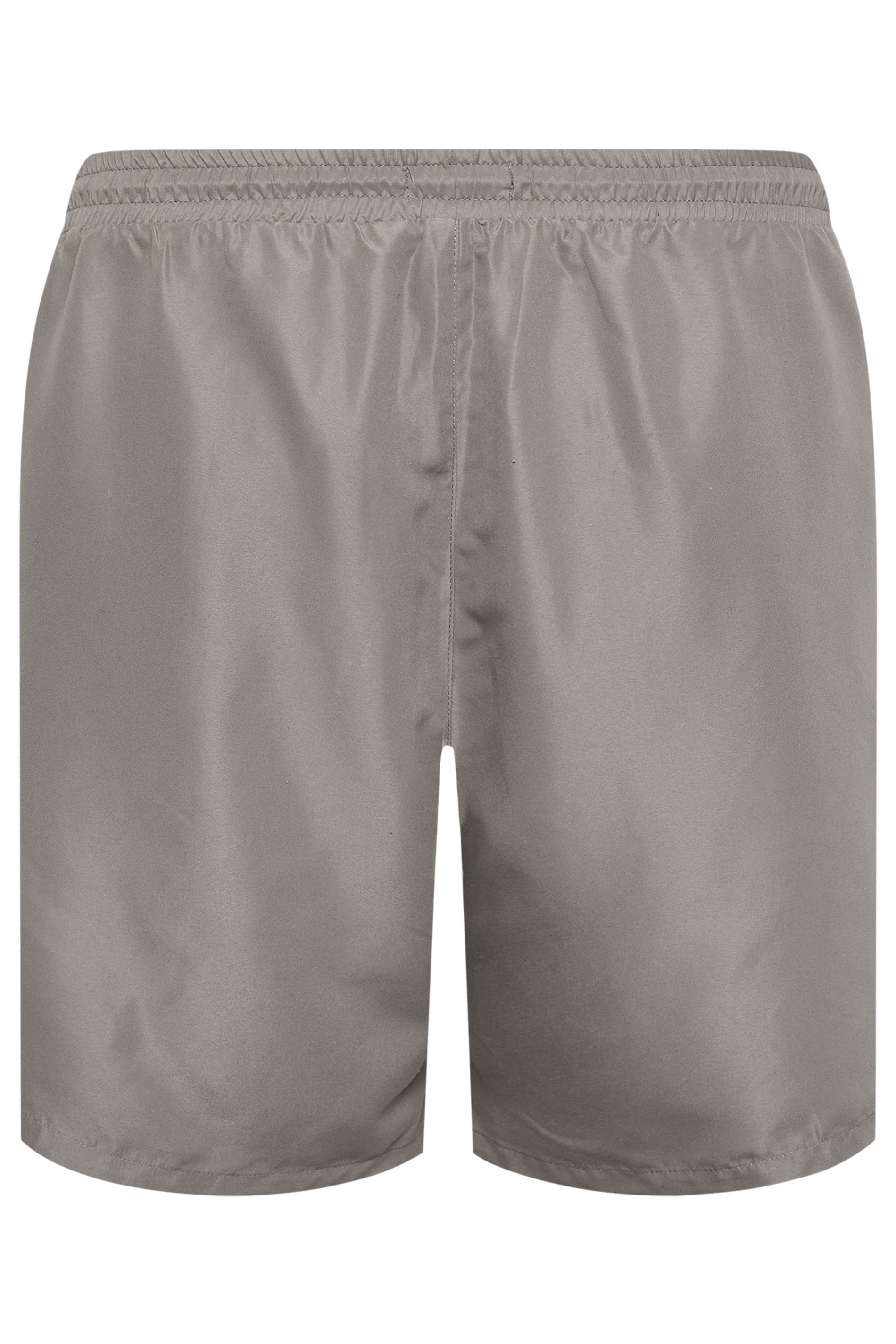 BadRhino Big & Tall Grey Swim Shorts | BadRhino 3