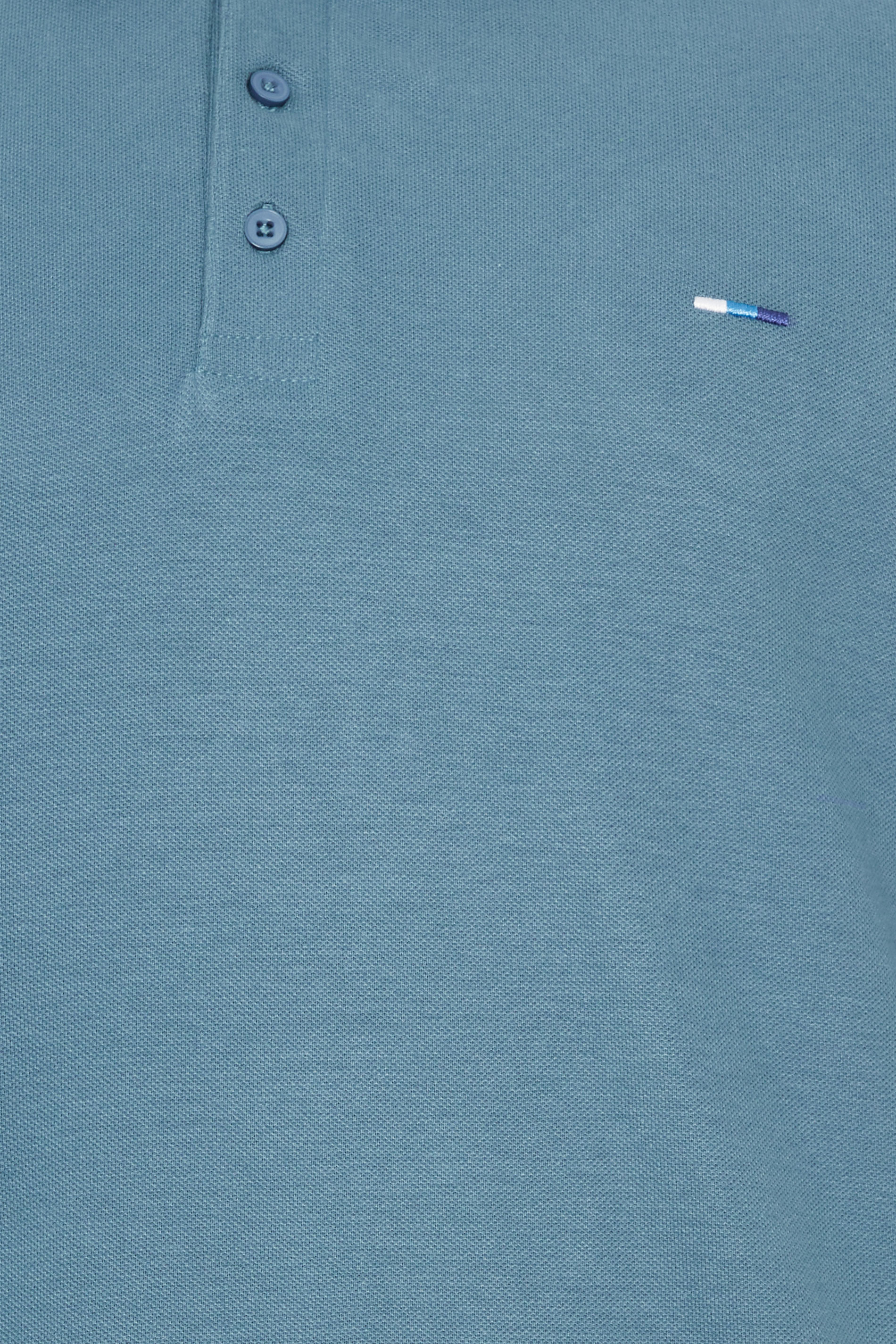 BadRhino Big & Tall Blue Tipped Polo Shirt | BadRhino 5