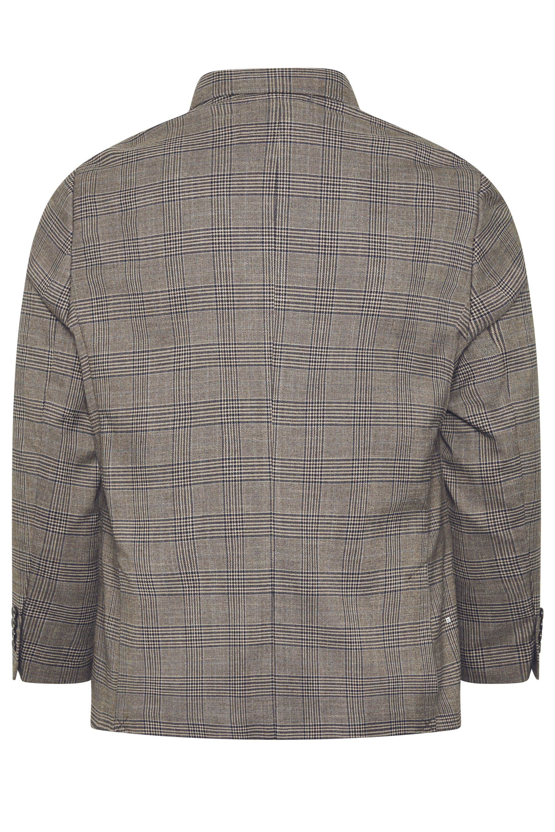 BadRhino Tailoring Big & Tall Grey Checked Blazer | BadRhino 2