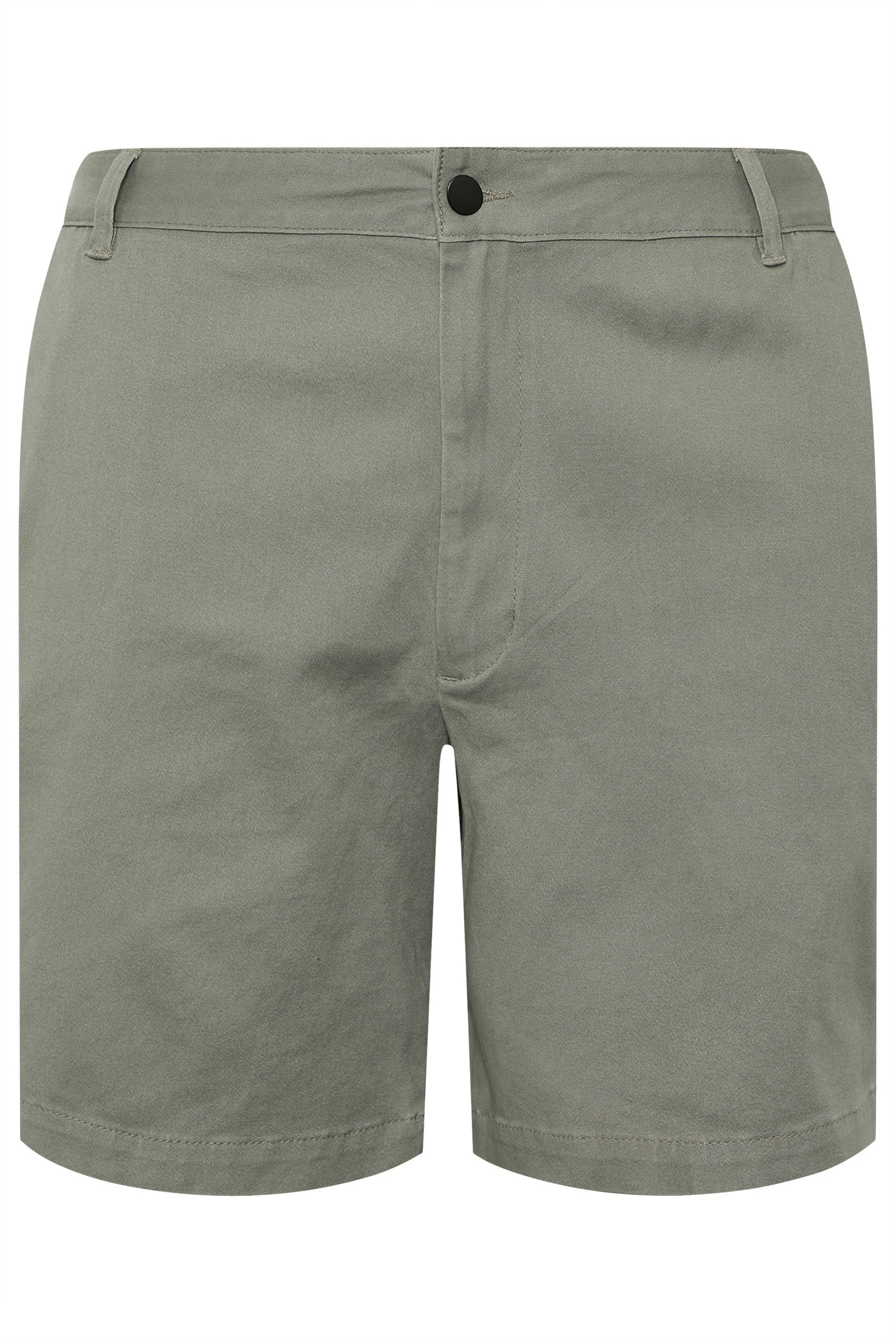 BadRhino Big & Tall Sage Green Chino Shorts | BadRhino 7