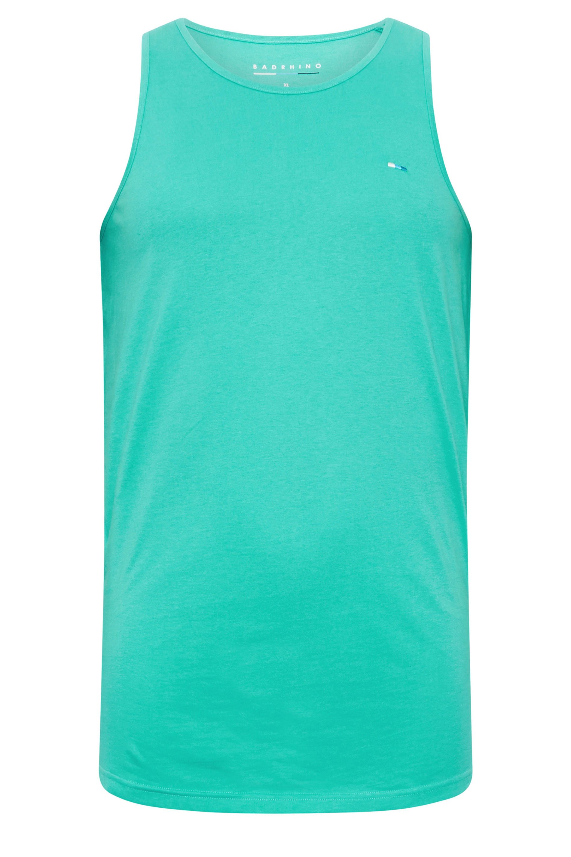 BadRhino Big & Tall Teal Green Vest Top | BadRhino 7