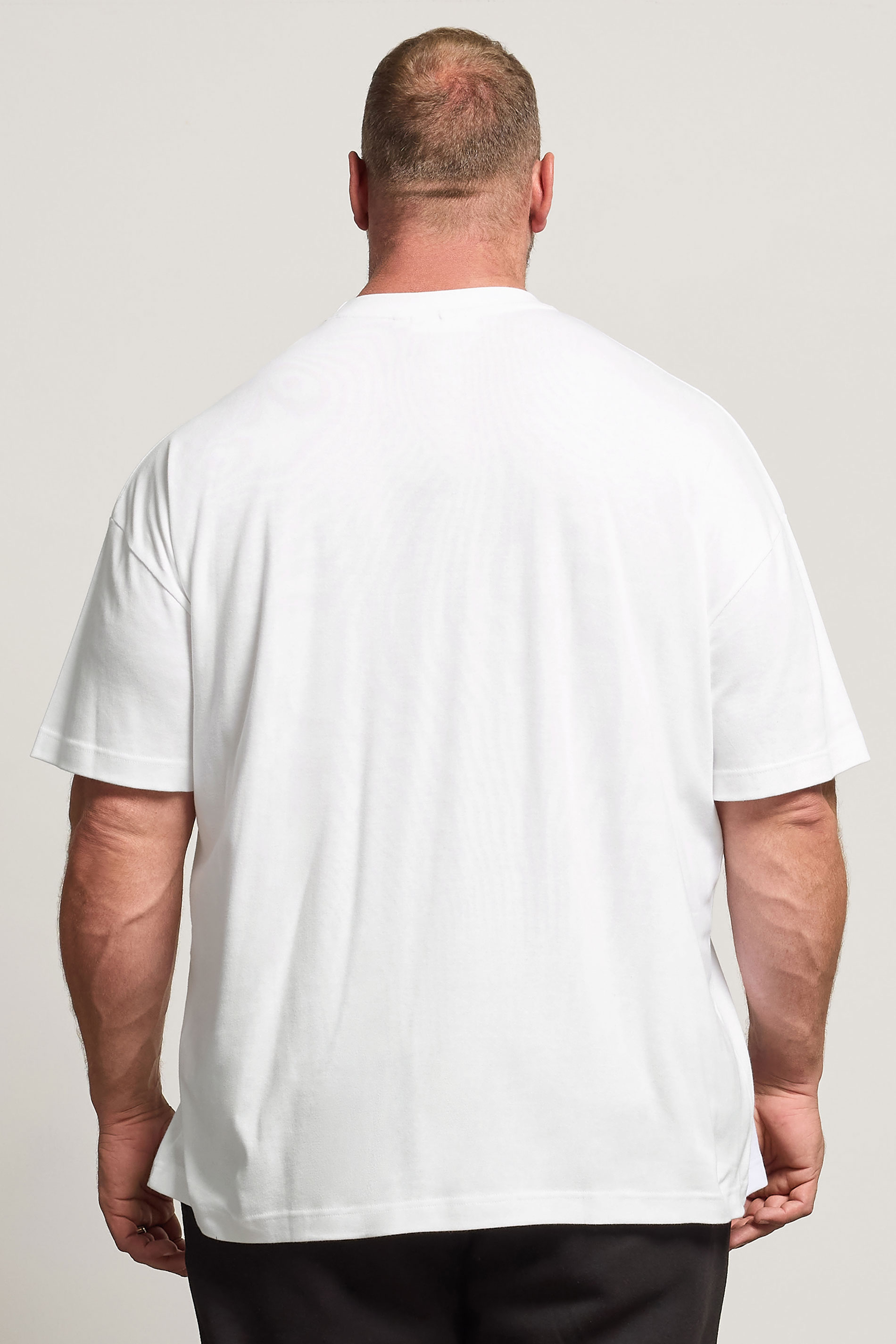 IronRhino Big & Tall White 'Rest Day' T-Shirt | BadRhino 3