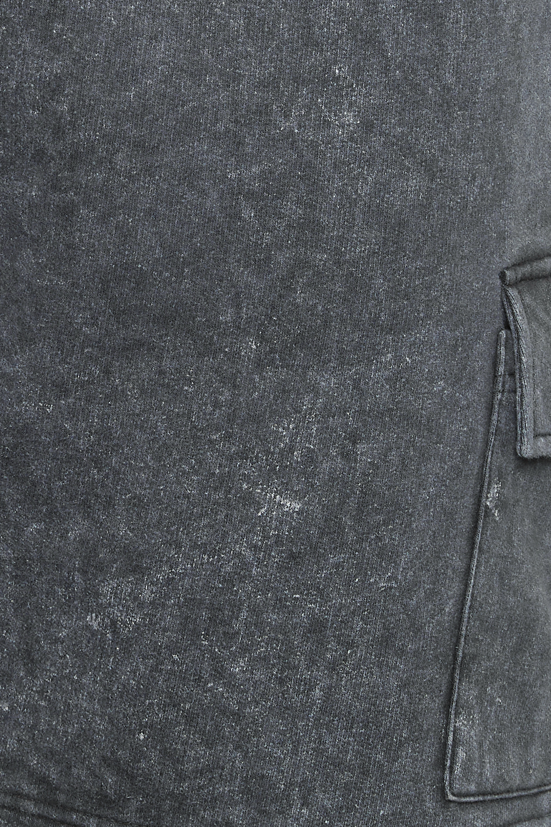 BadRhino Big & Tall Grey Acid Wash Cargo Shorts | BadRhino 6