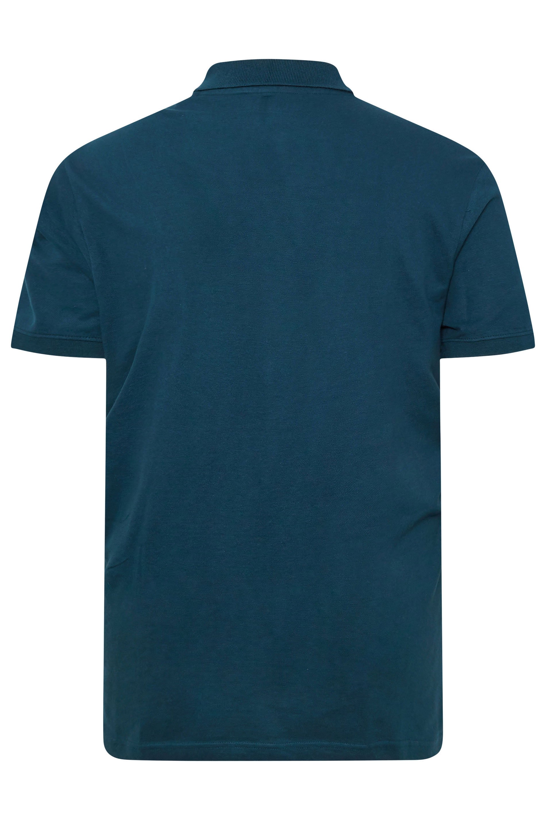 BadRhino Big & Tall Navy Teal Blue Core Polo Shirt | BadRhino 7