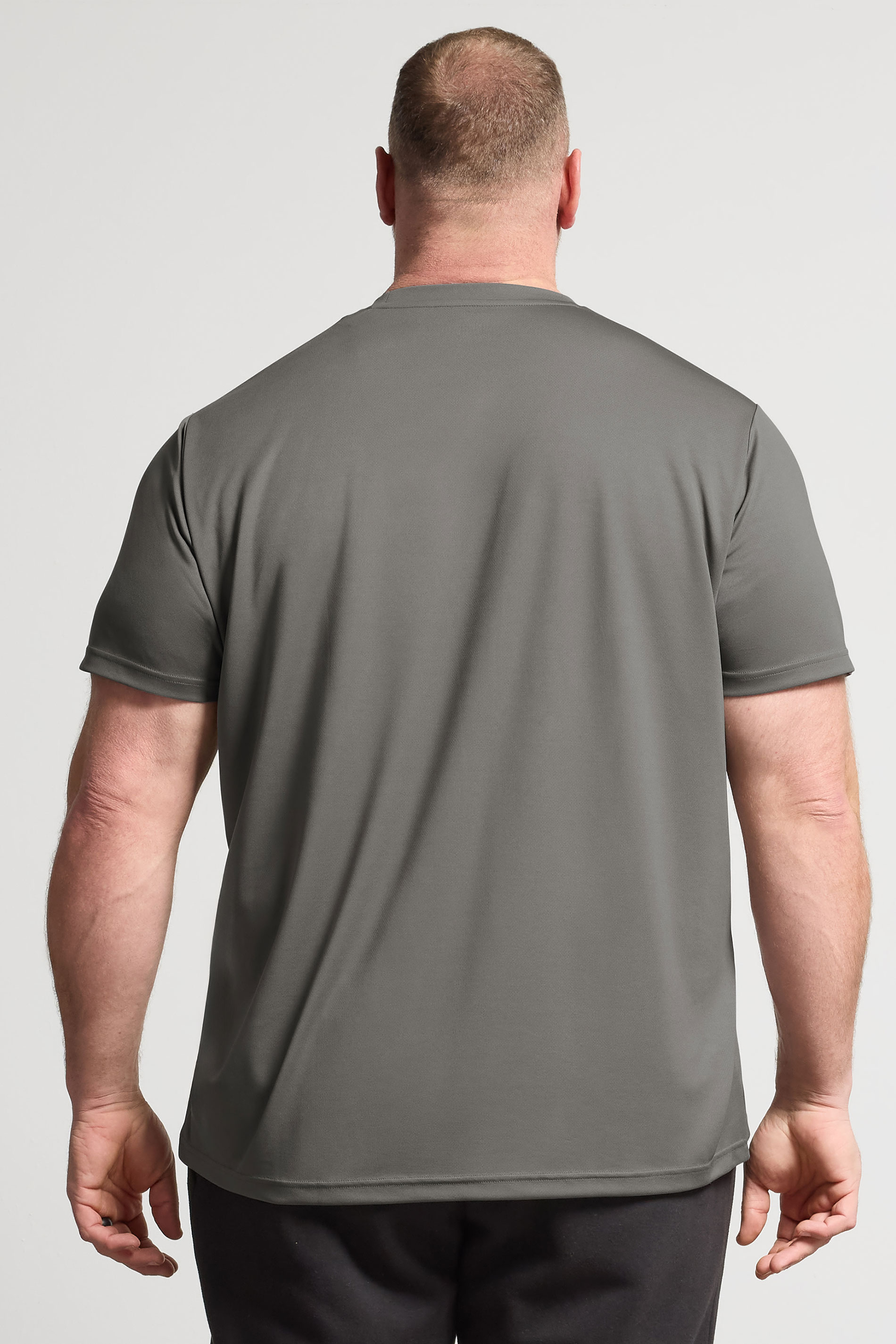 IronRhino Big & Tall Grey Performance T-Shirt | BadRhino 3