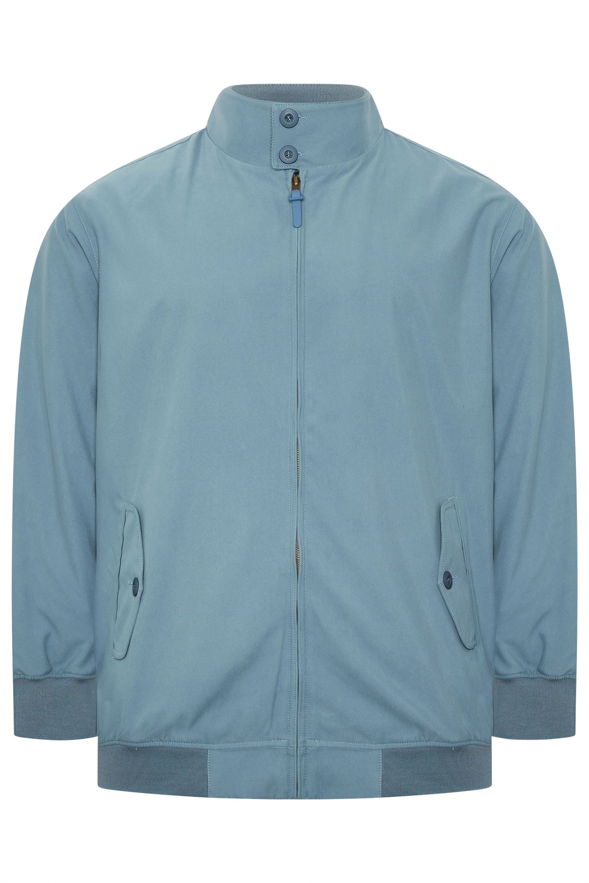 BadRhino Big & Tall Blue Harrington Jacket | BadRhino 1