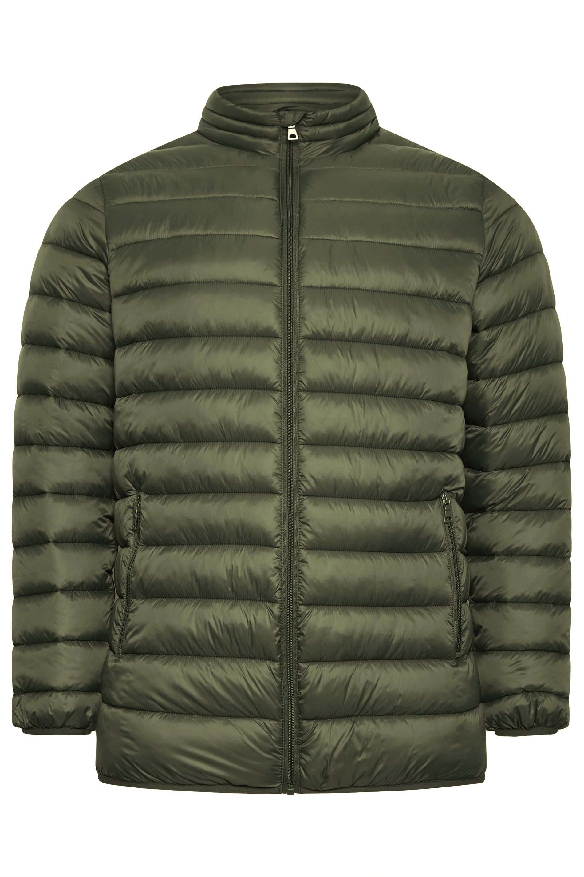 BadRhino Big & Tall Khaki Green Puffer Jacket | BadRhino