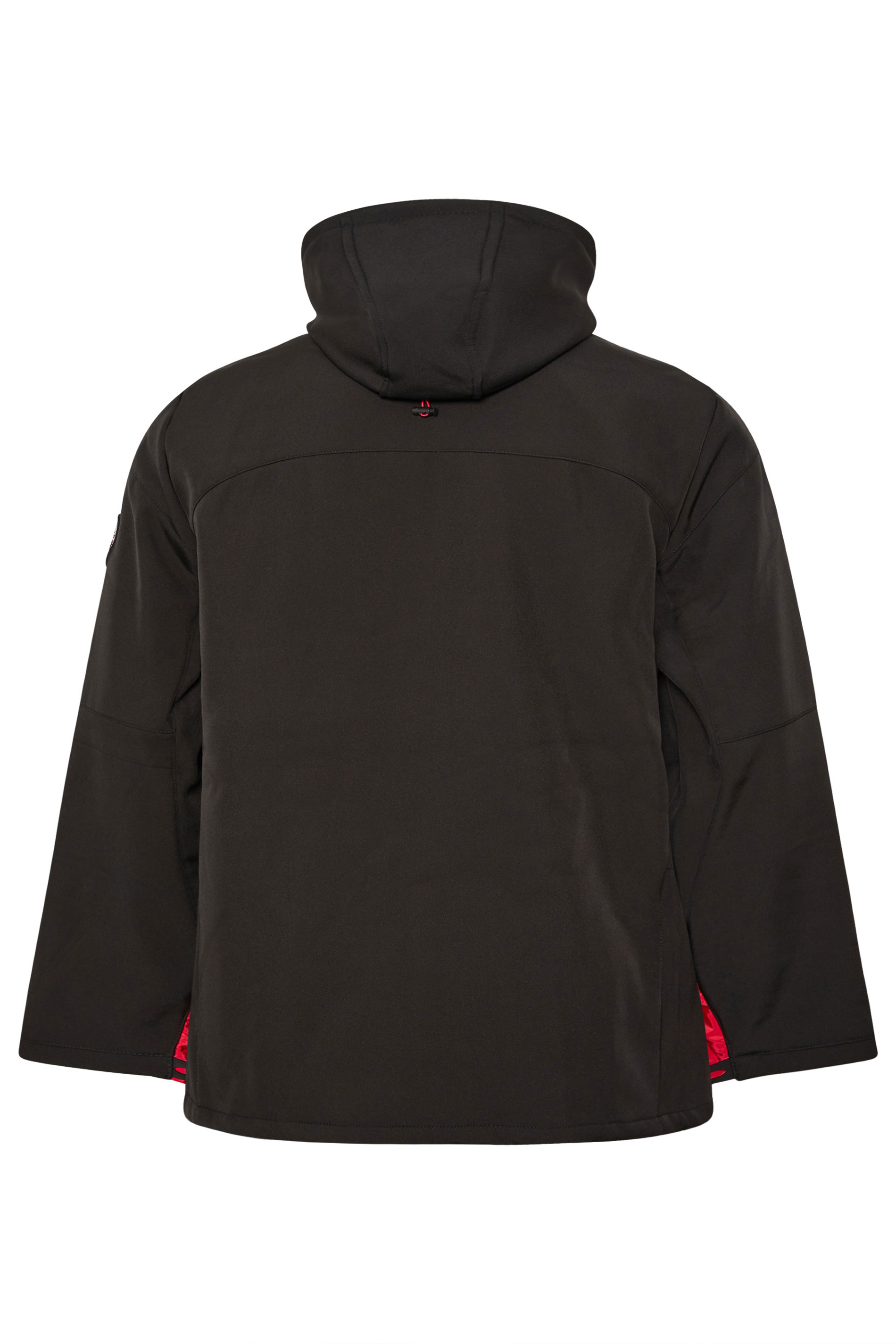D555 Big & Tall Black Padded Soft Shell Jacket | BadRhino 4
