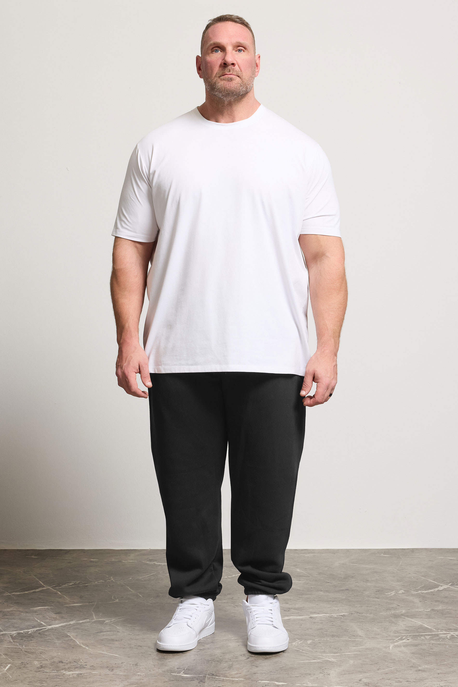 BadRhino Big & Tall Black 2 Pack Essential Joggers | BadRhino 2