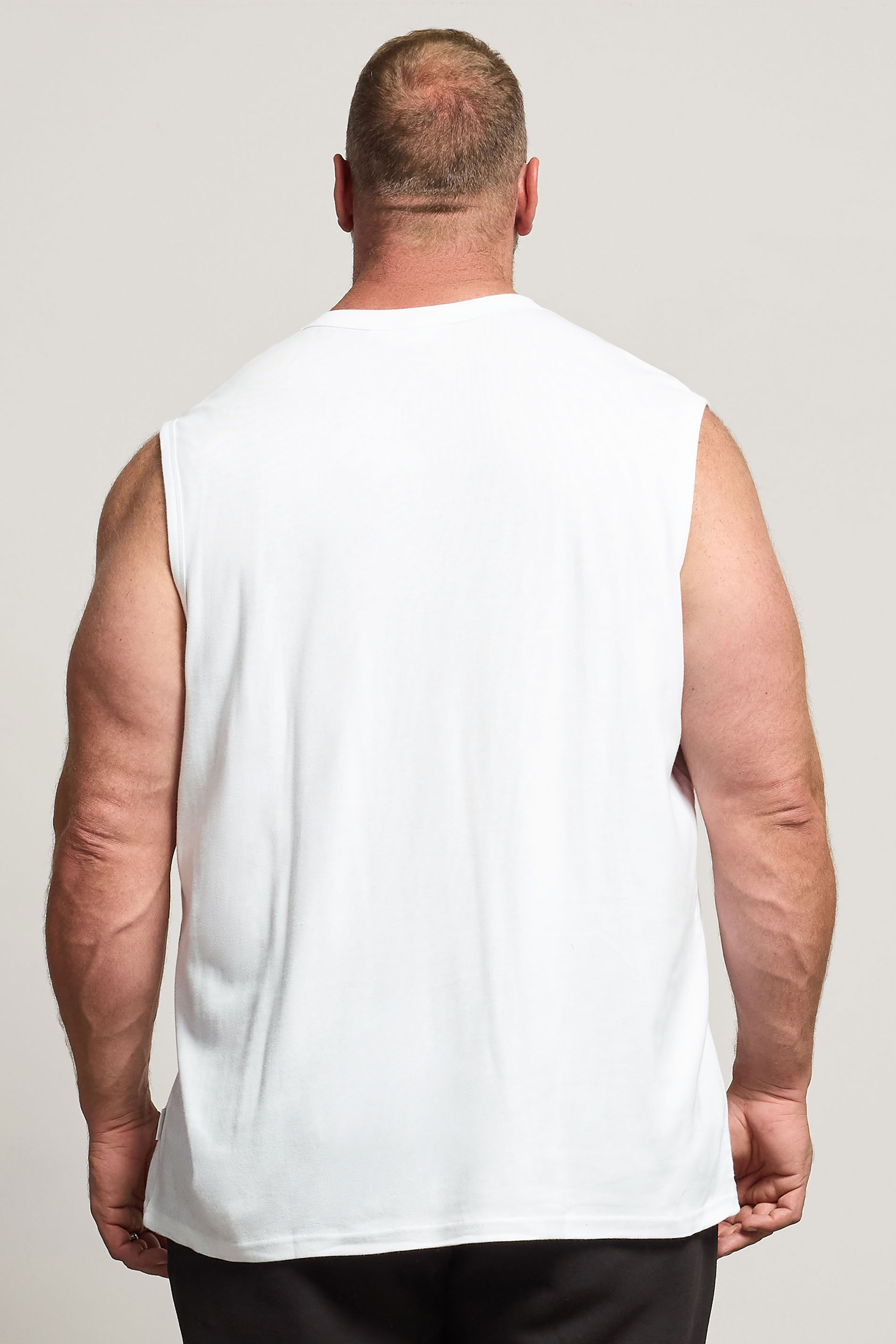 IronRhino Big & Tall White 'Rest Day' Vest | BadRhino 3