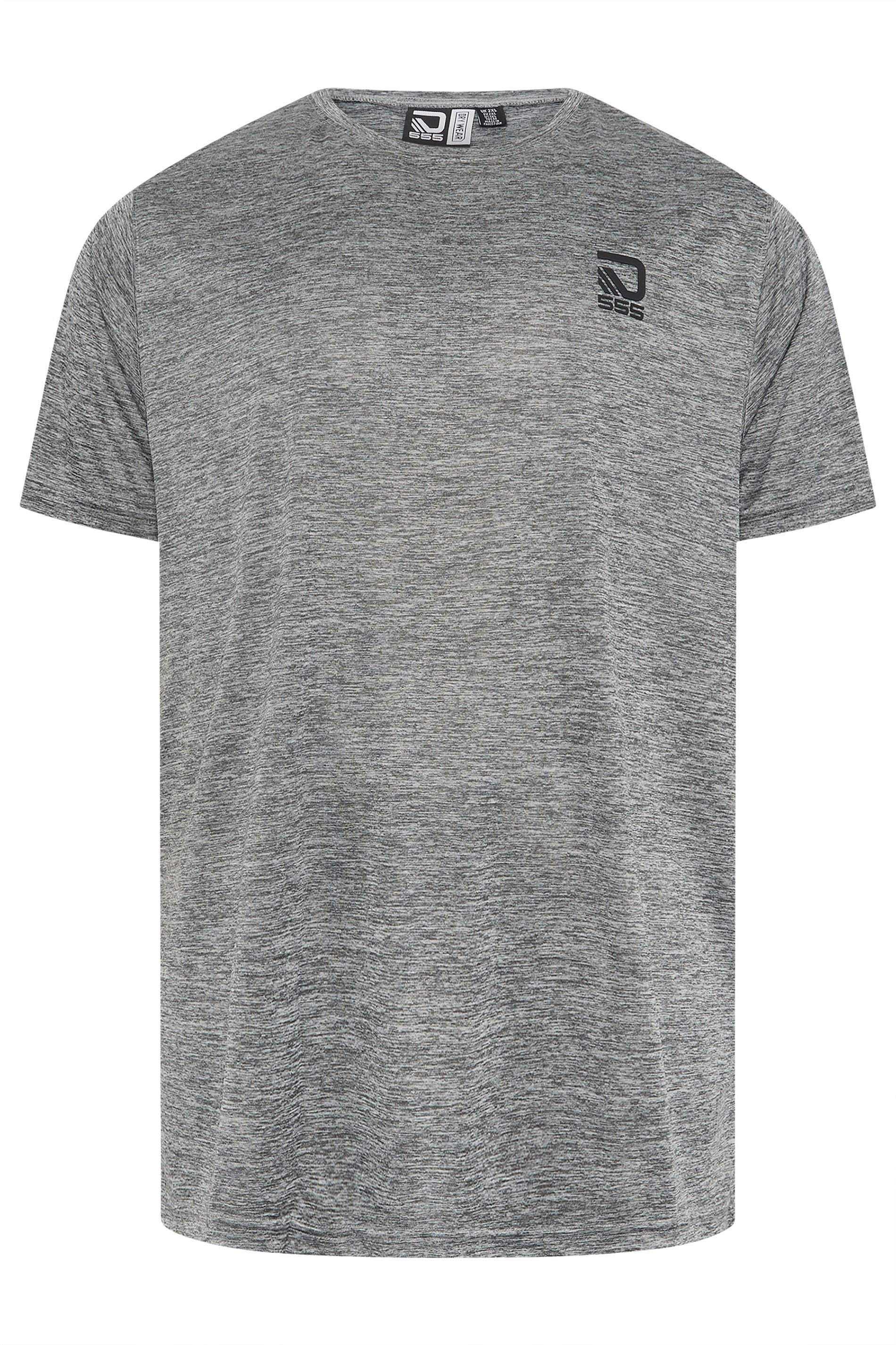 D555 Big & Tall Grey Lightweight T-Shirt | BadRhino 4