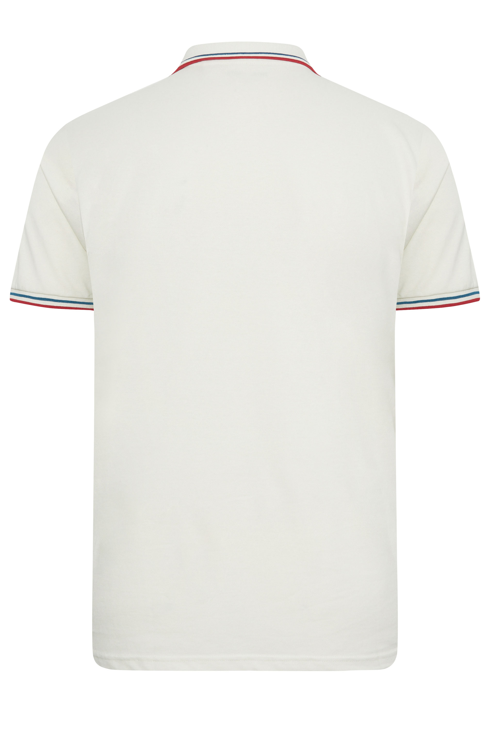 LAMBRETTA Big & Tall Grey Twin Tipped Polo Shirt | BadRhino 5