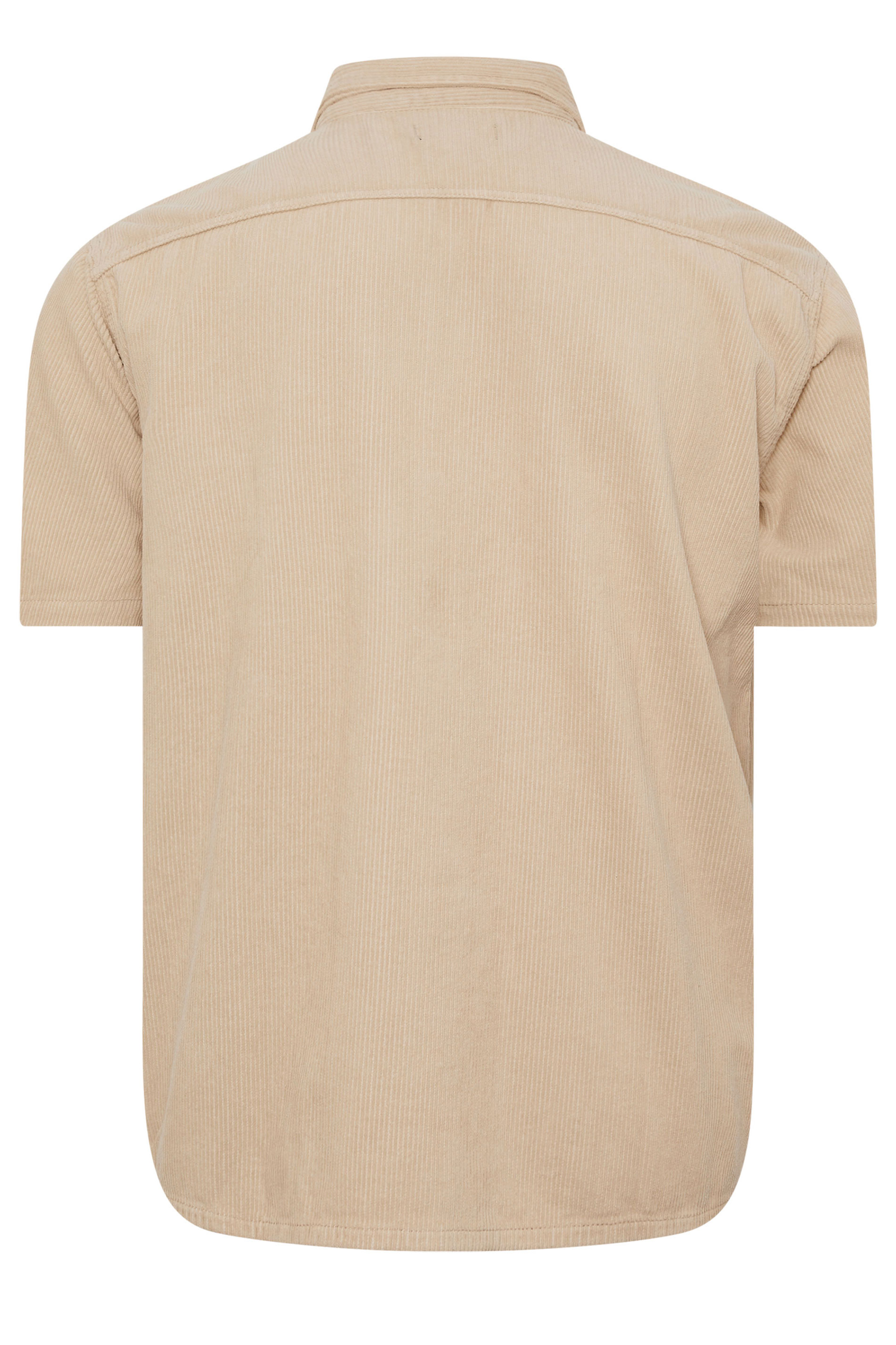 BadRhino Big & Tall Natural Brown Corduroy Overshirt | BadRhino 2