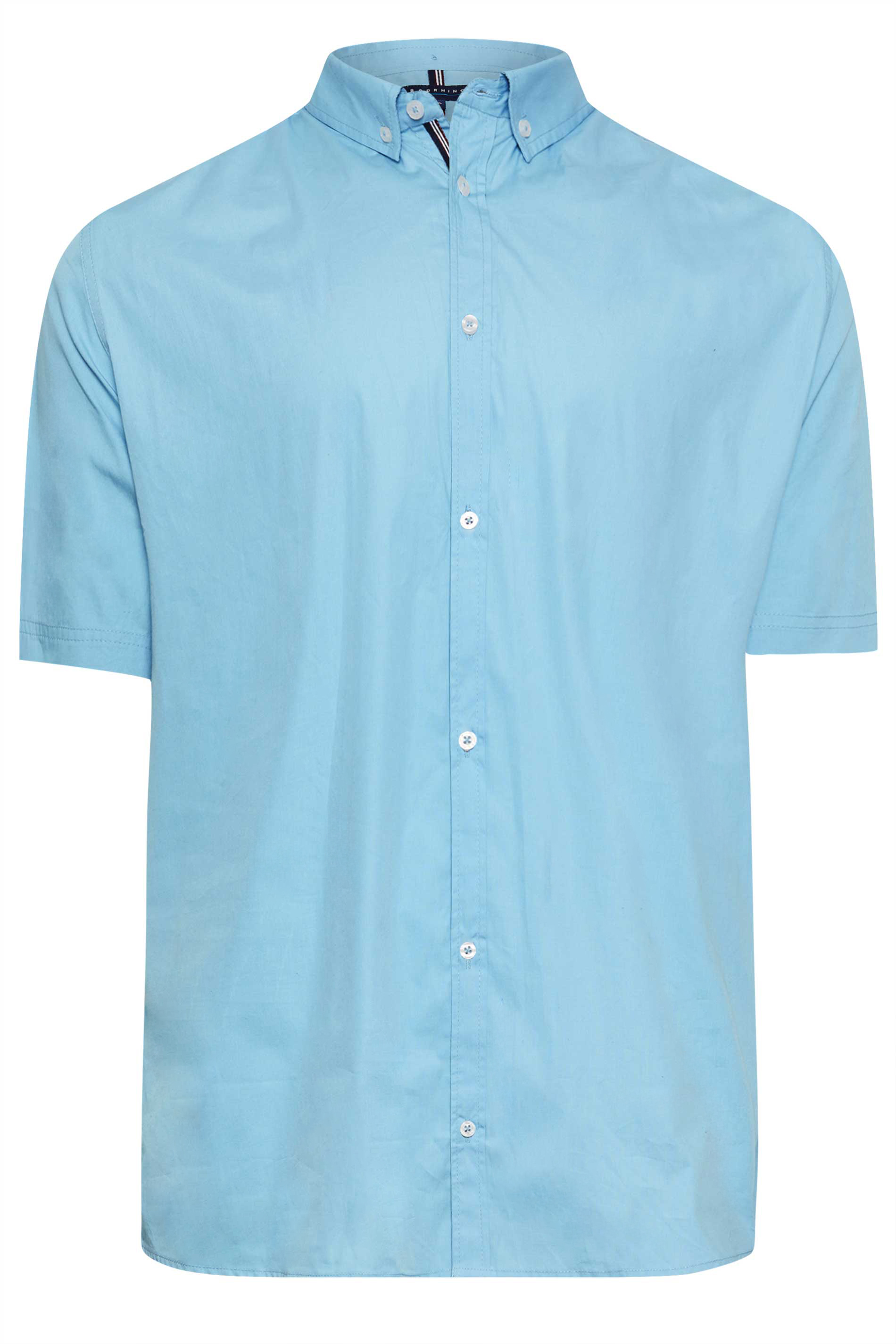 BadRhino Big & Tall Light Blue Poplin Shirt | BadRhino 2