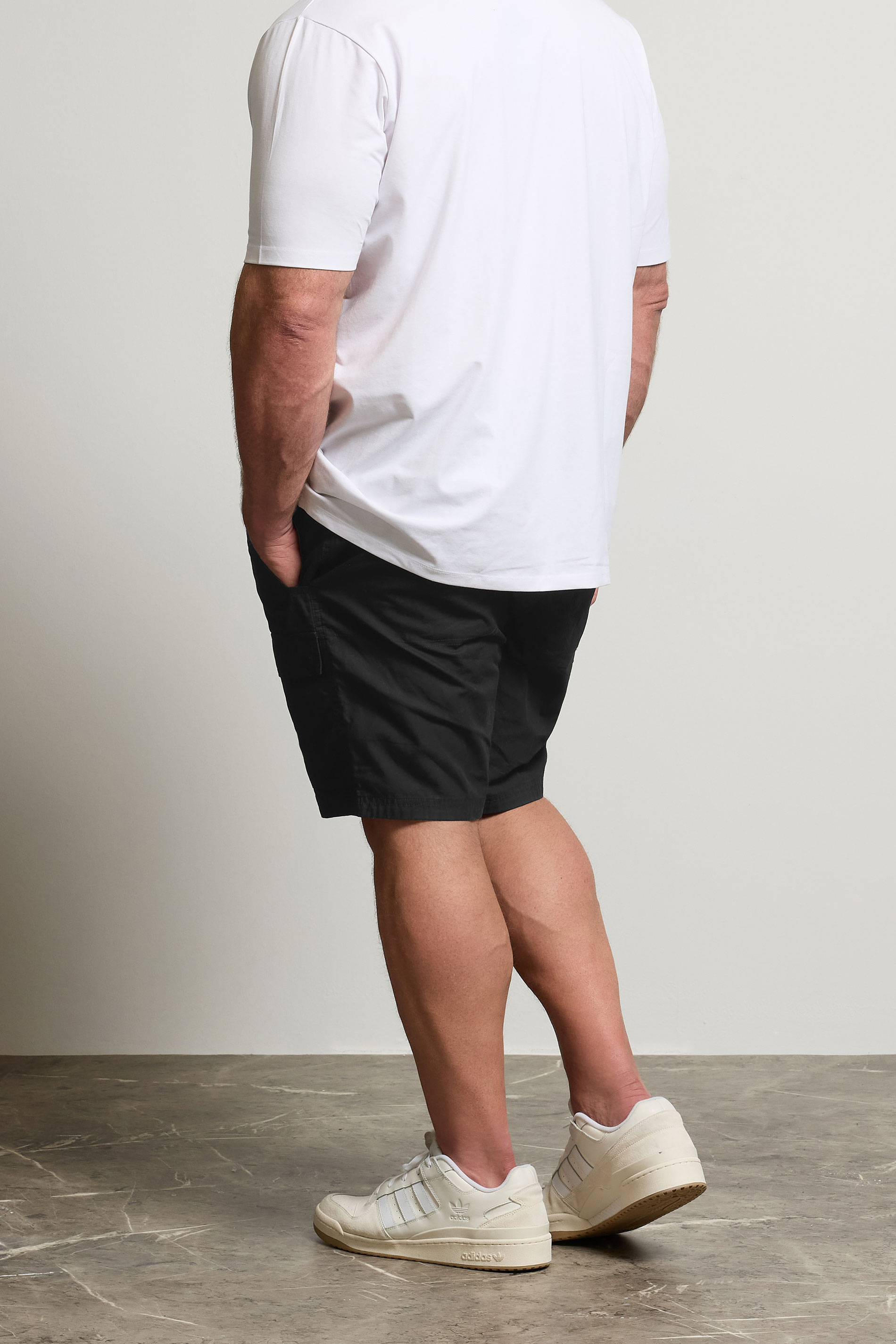 BadRhino Big & Tall Black Trekking Shorts | BadRhino 3