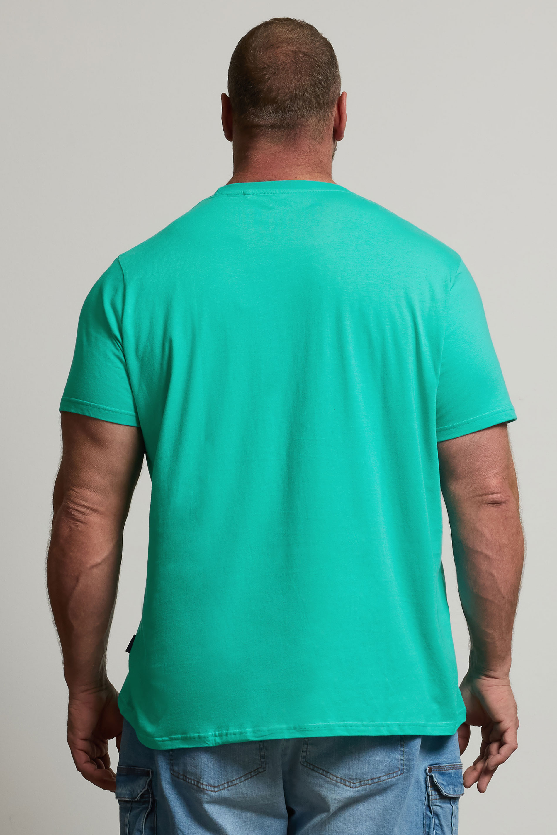 BadRhino Big & Tall Teal Green Core T-shirt | BadRhino 4