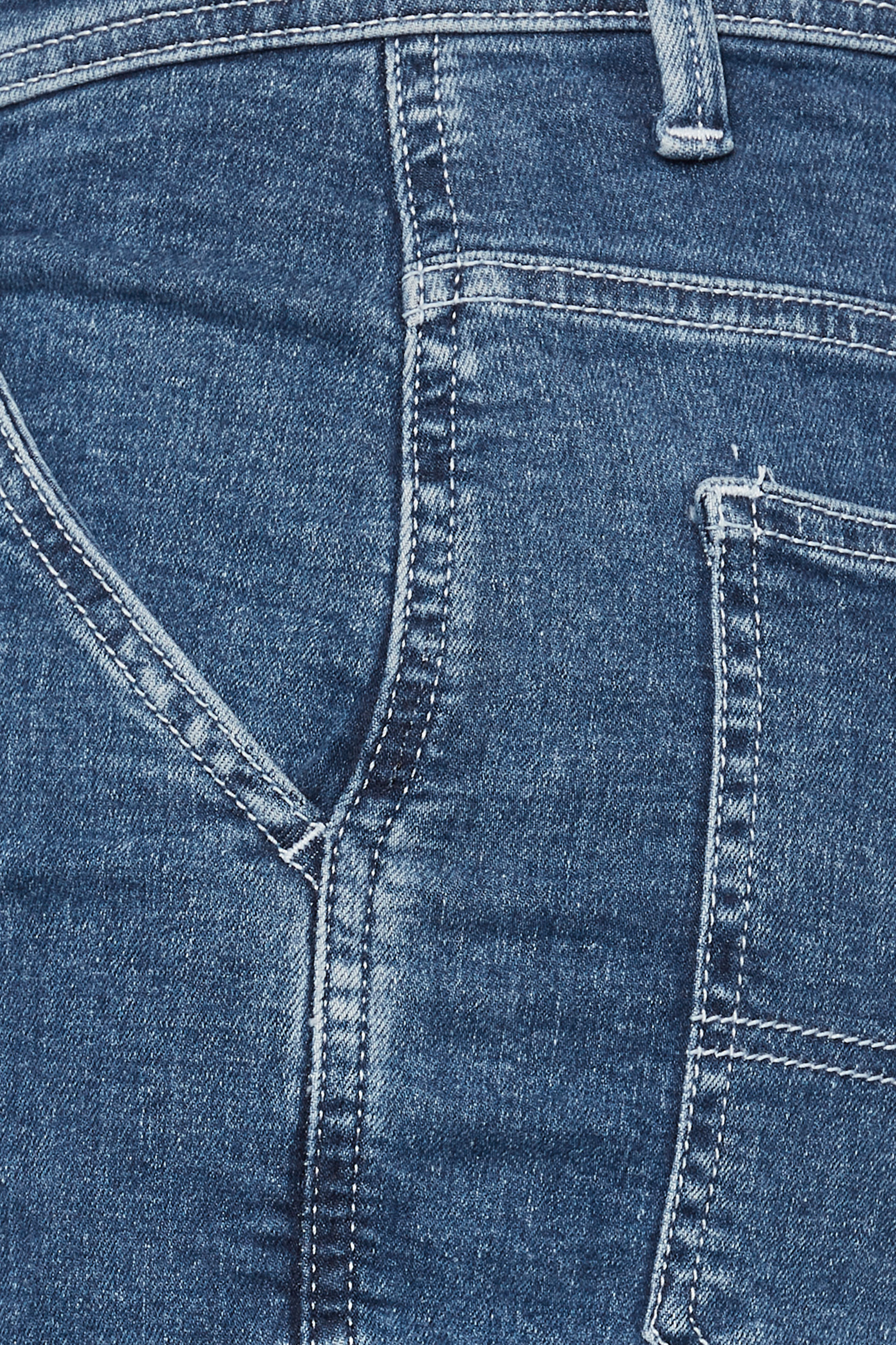 BadRhino Big & Tall Blue Stretch Cargo Jeans | BadRhino 5