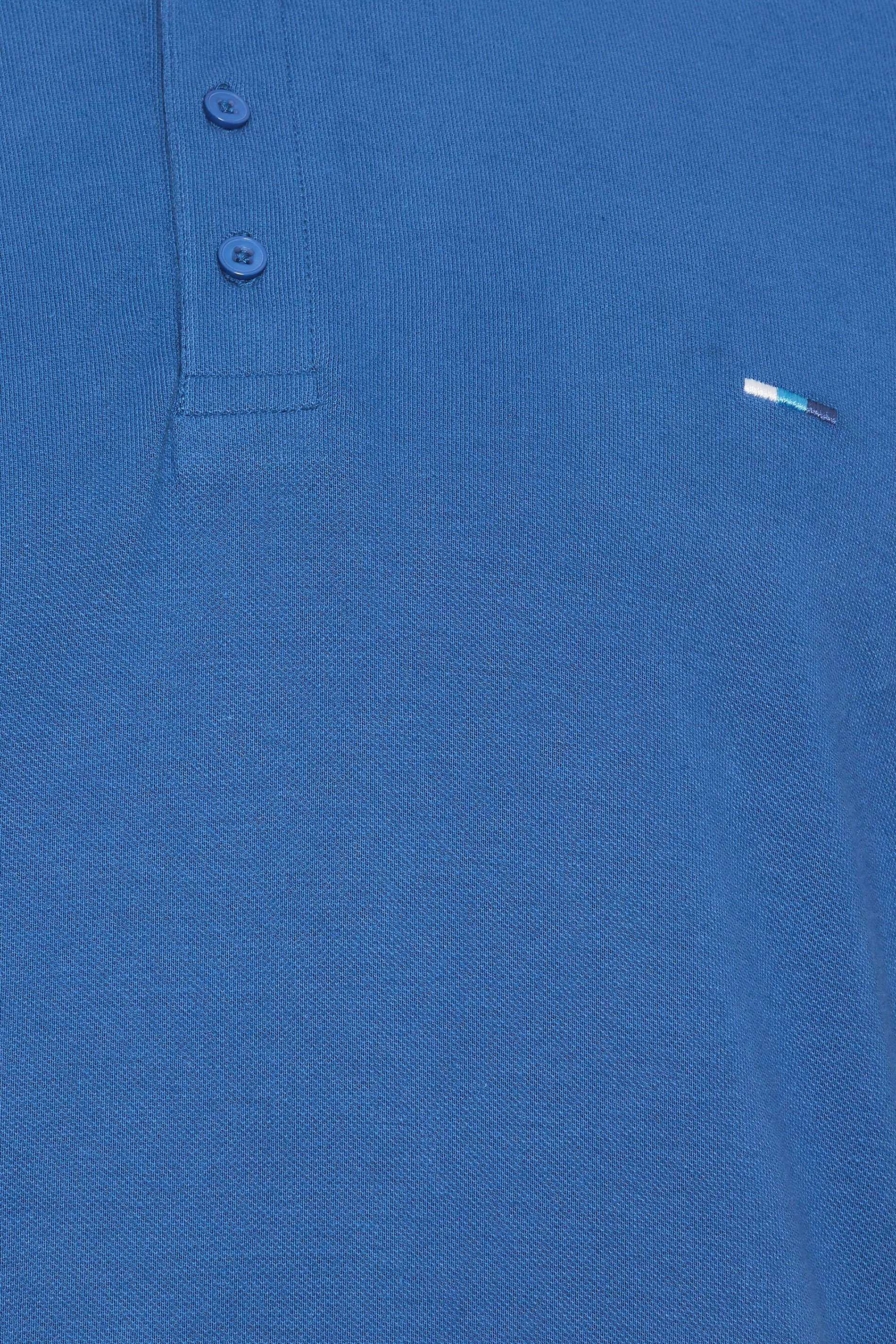 BadRhino Big & Tall Royal Blue Polo Shirt | BadRhino 6