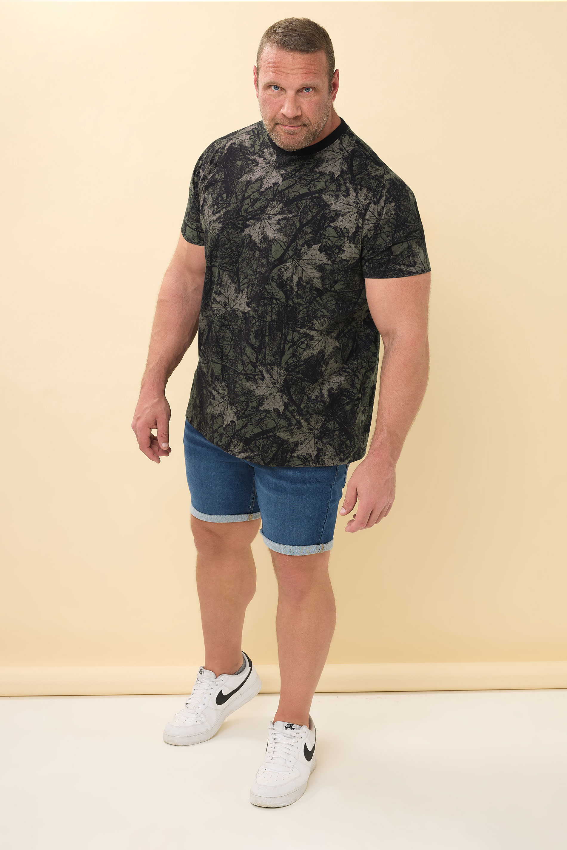 BadRhino Big & Tall Brown Leaf Camouflage T-Shirt | BadRhino 2