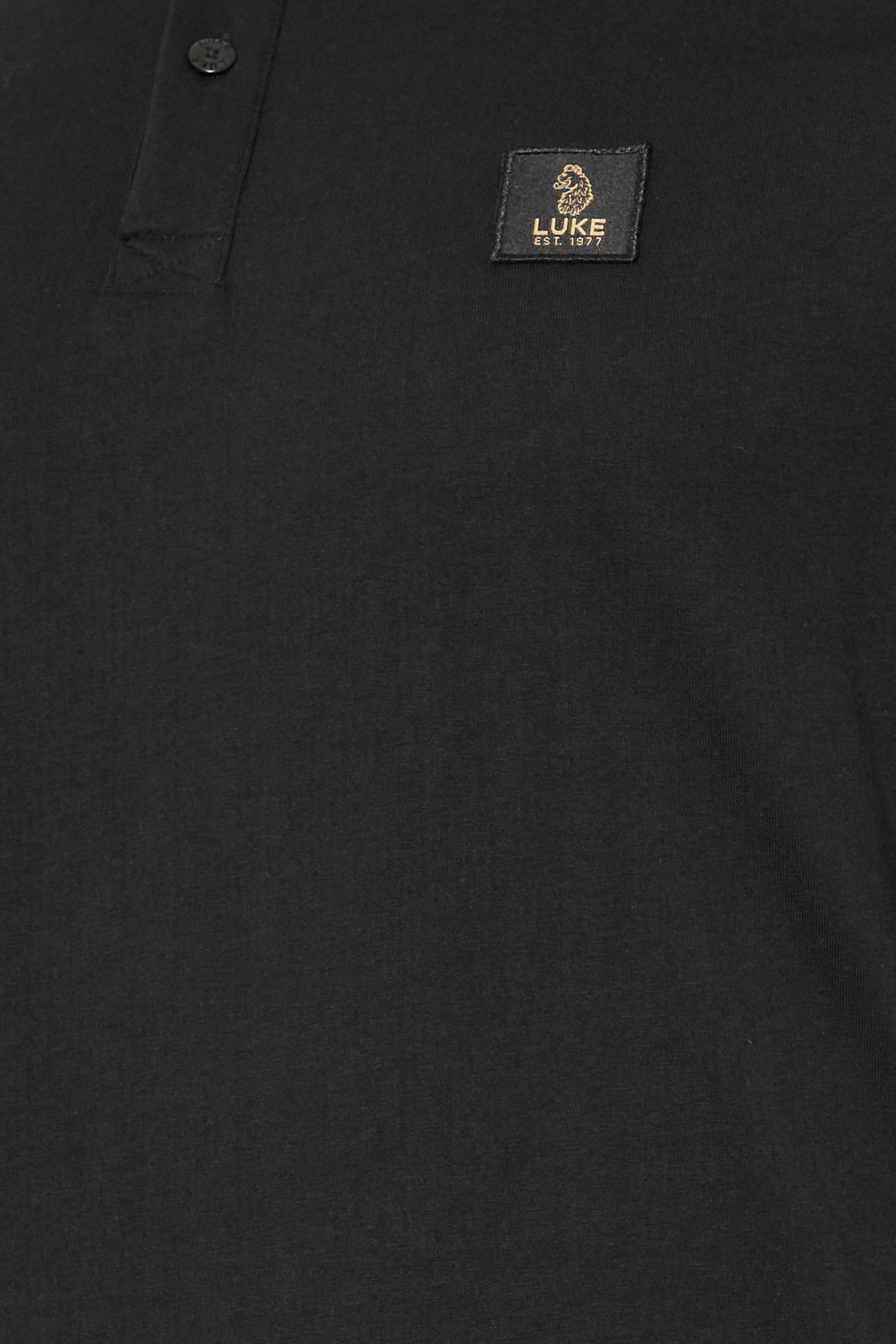 LUKE 1977 Big & Tall Black Polo Shirt | BadRhino 2
